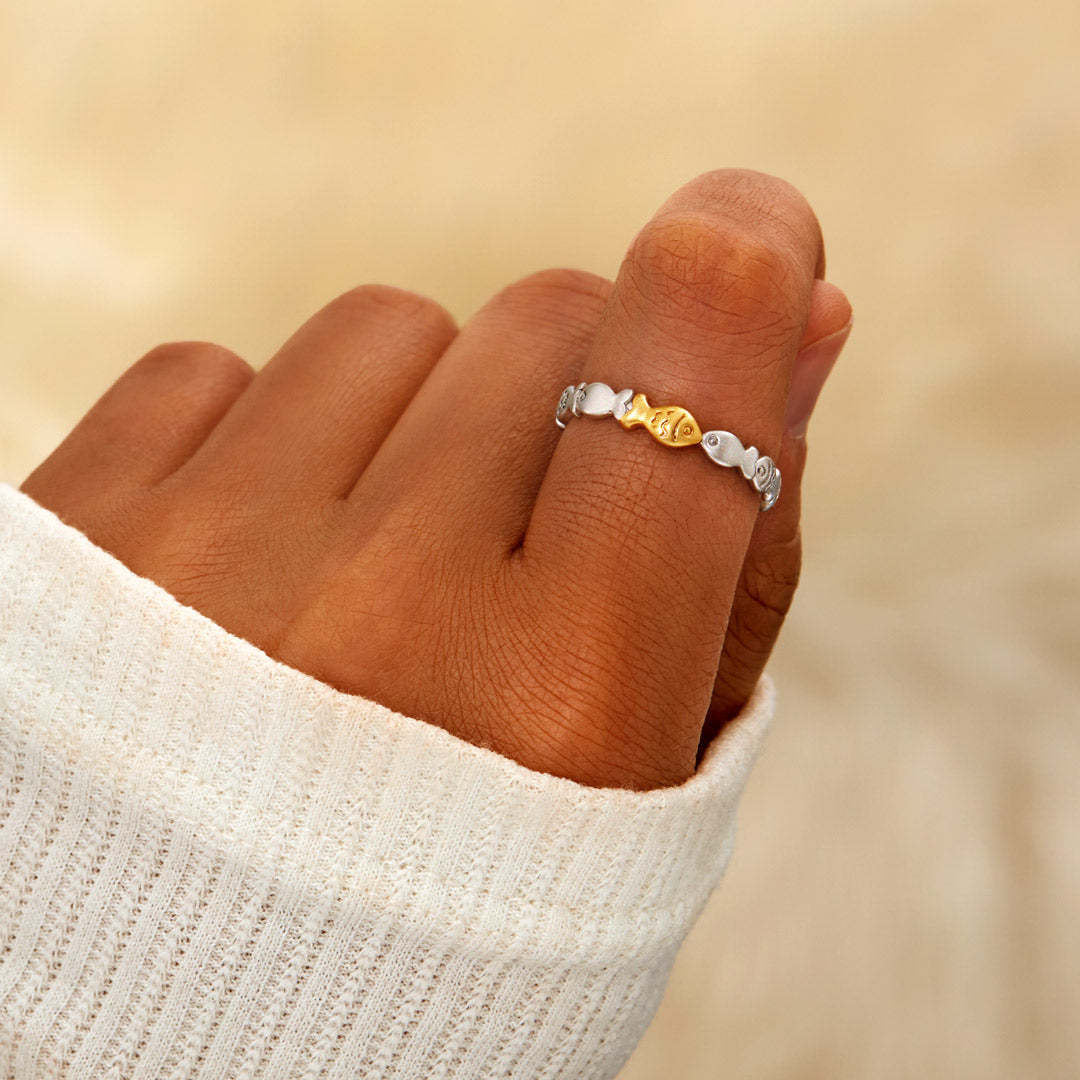 Be Strong and Swimming Against The Current Ring-belovejewel.com