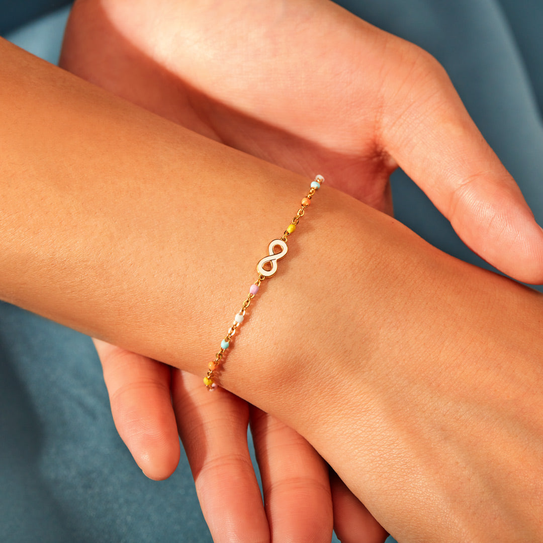 Always Sisters Infinity Sign Bracelet-belovejewel.com