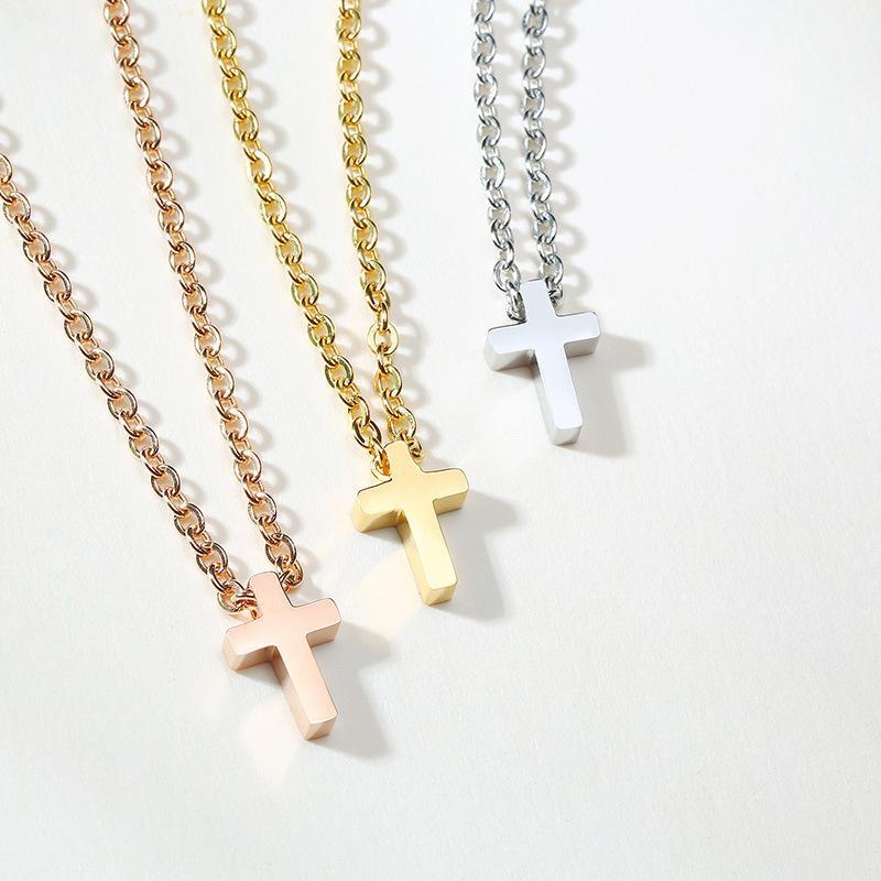 SIYAMI Dainty Cross Necklace