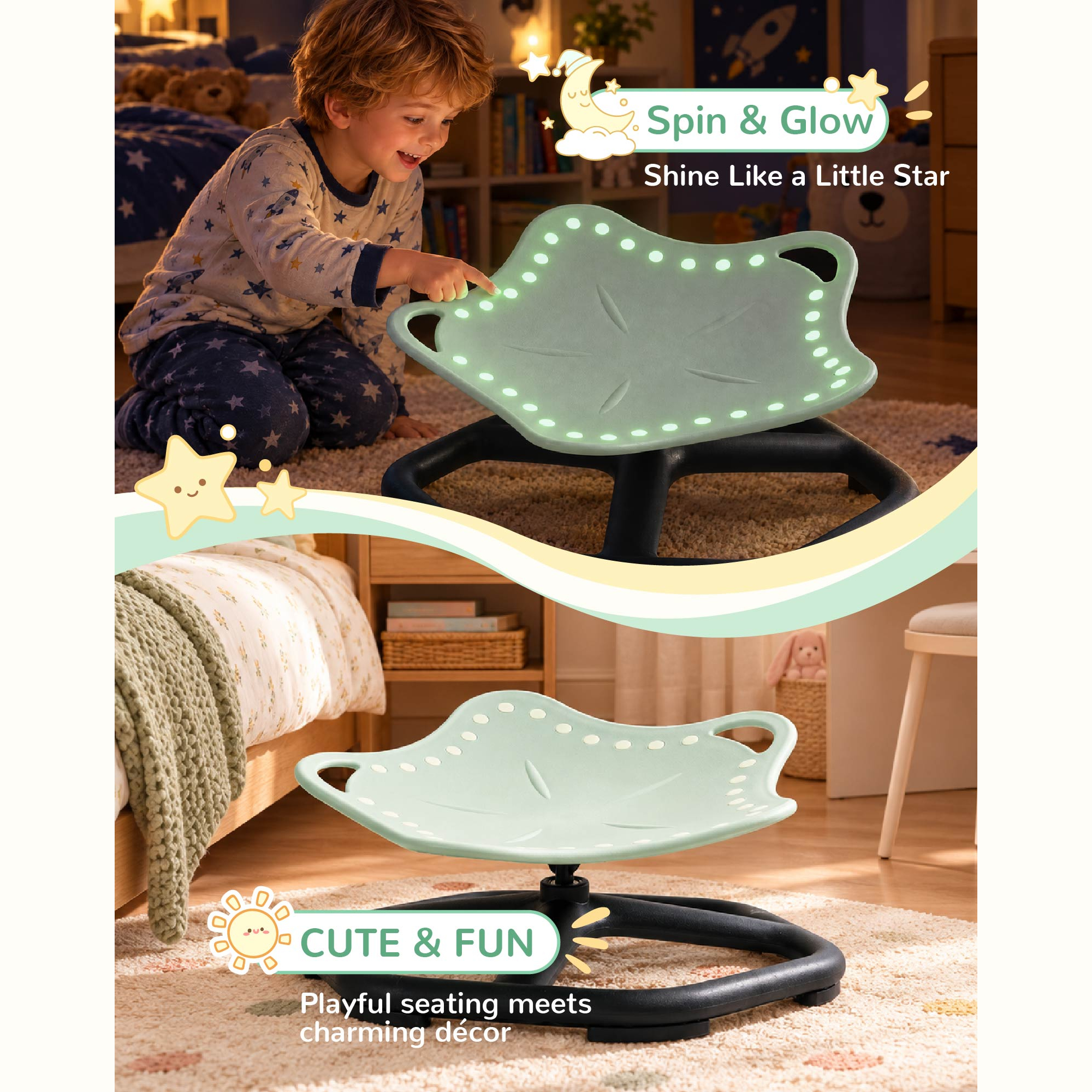 Robud Kids Spinning Balance Seat
