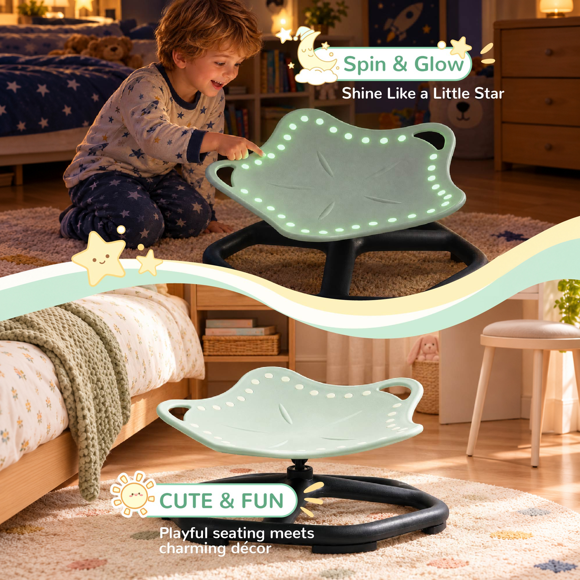 Robud Kids Spinning Balance Seat