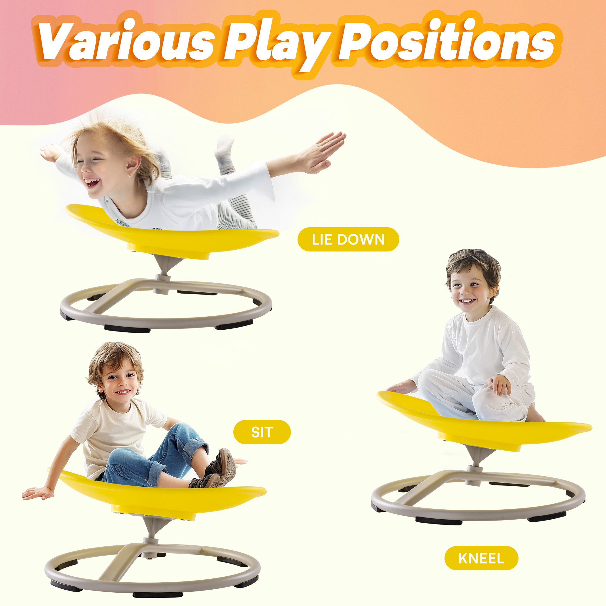 ROBUD Kids Sensory Swivel Chair