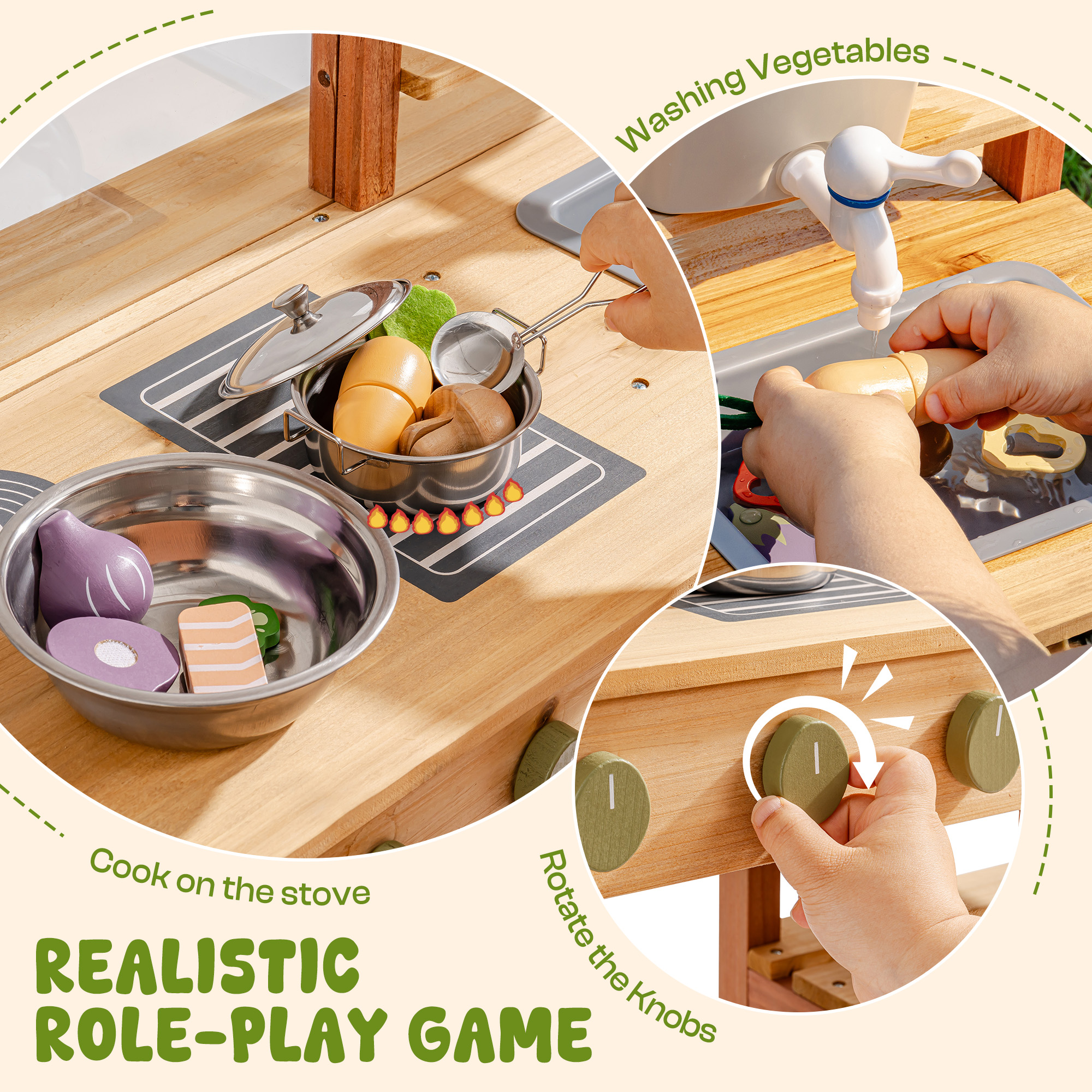 Robud Outdoor Kitchen - Caramel