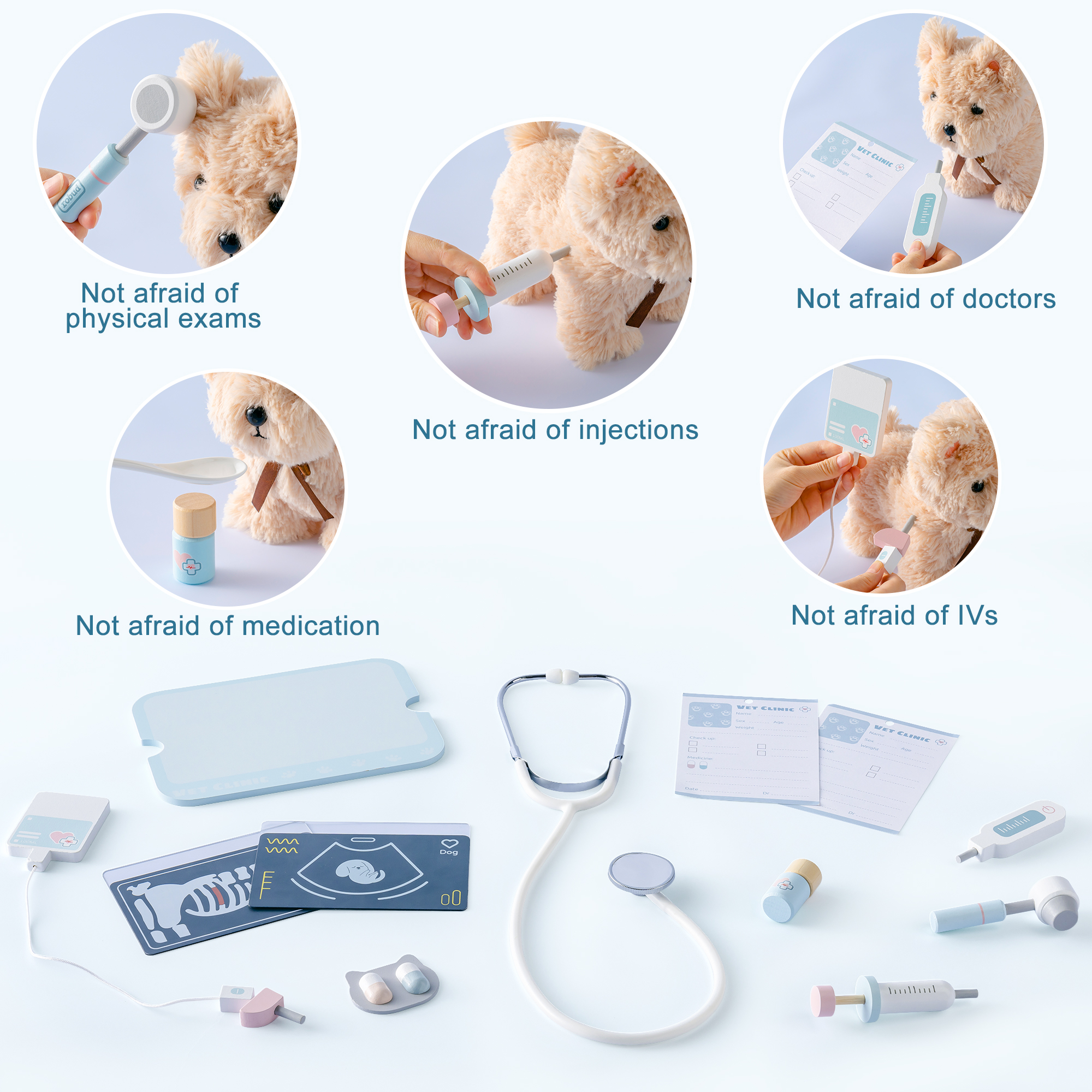 ROBUD Kids Vet Clinic Playset