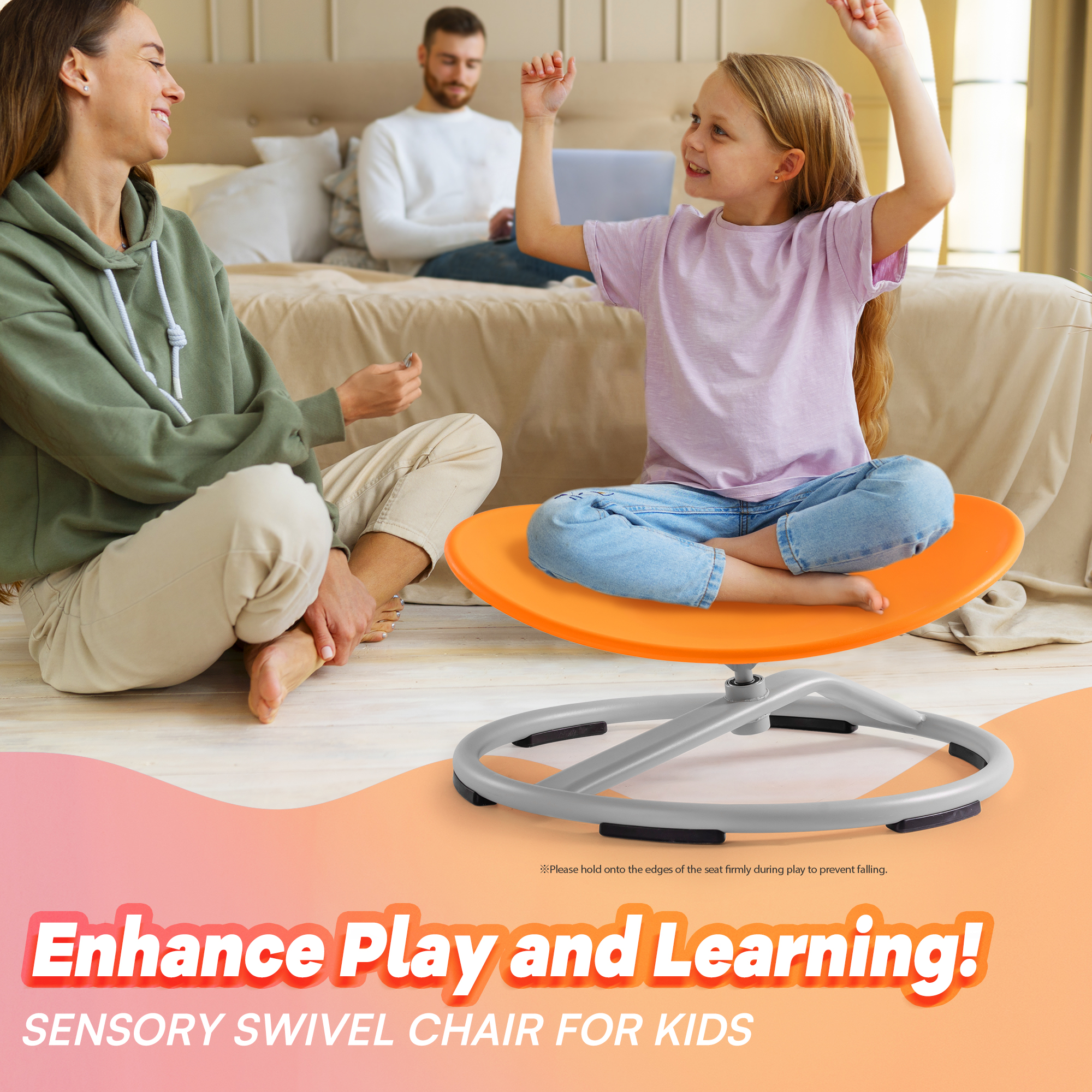 ROBUD Kids Sensory Swivel Chair