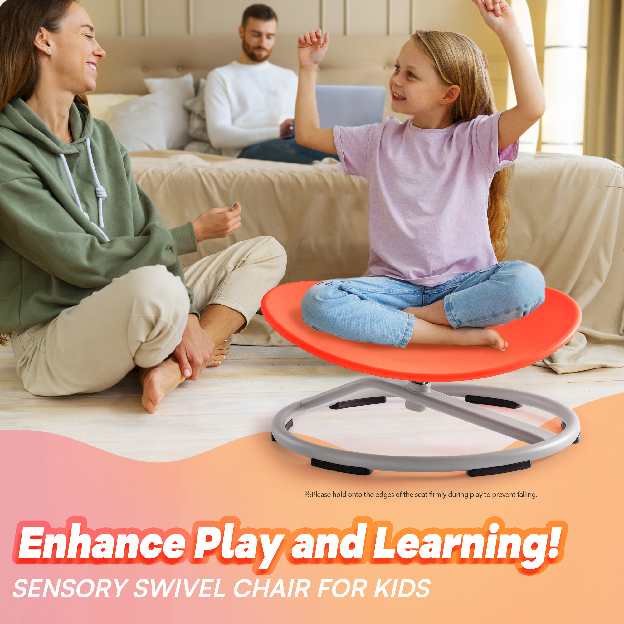 ROBUD Kids Sensory Swivel Chair