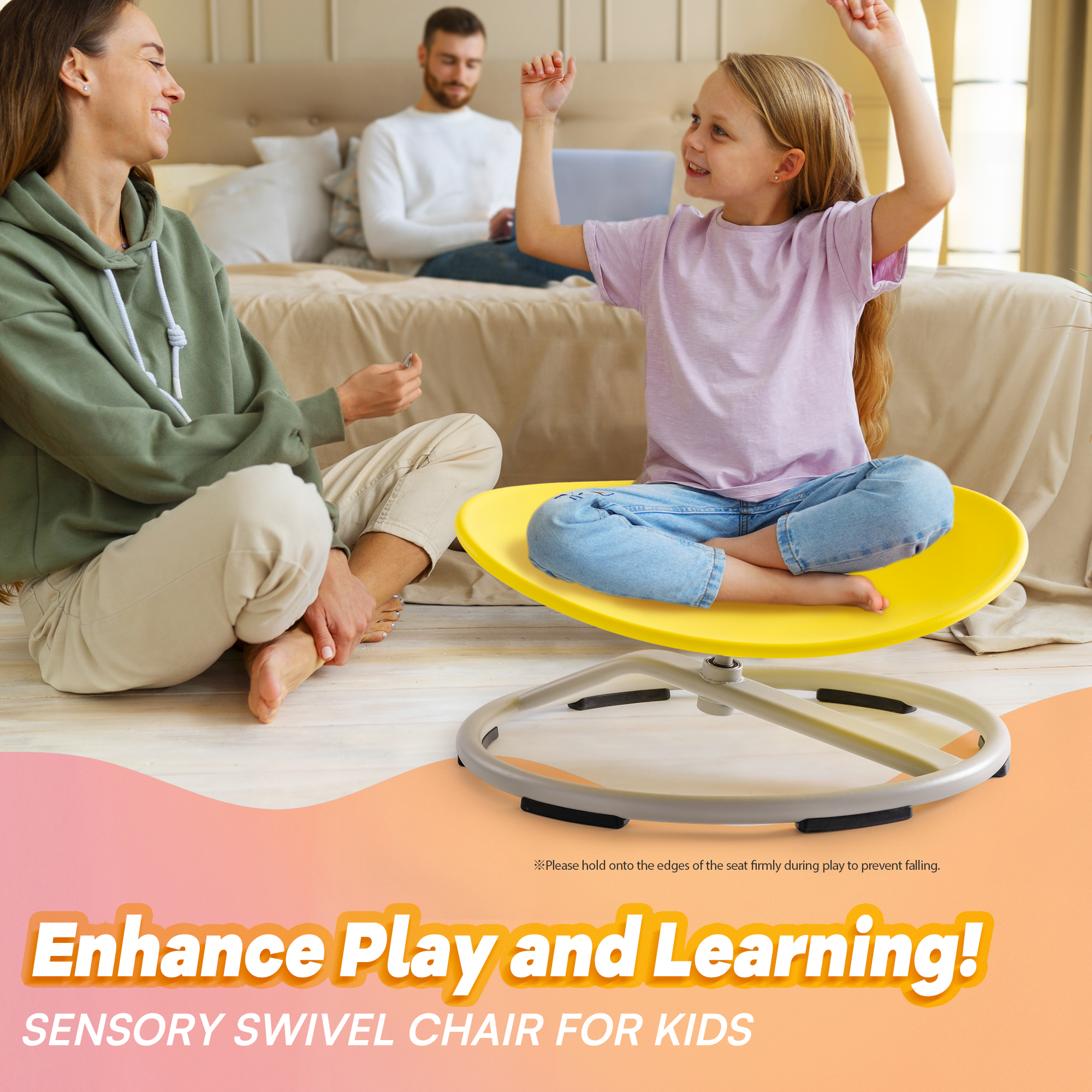 ROBUD Kids Sensory Swivel Chair