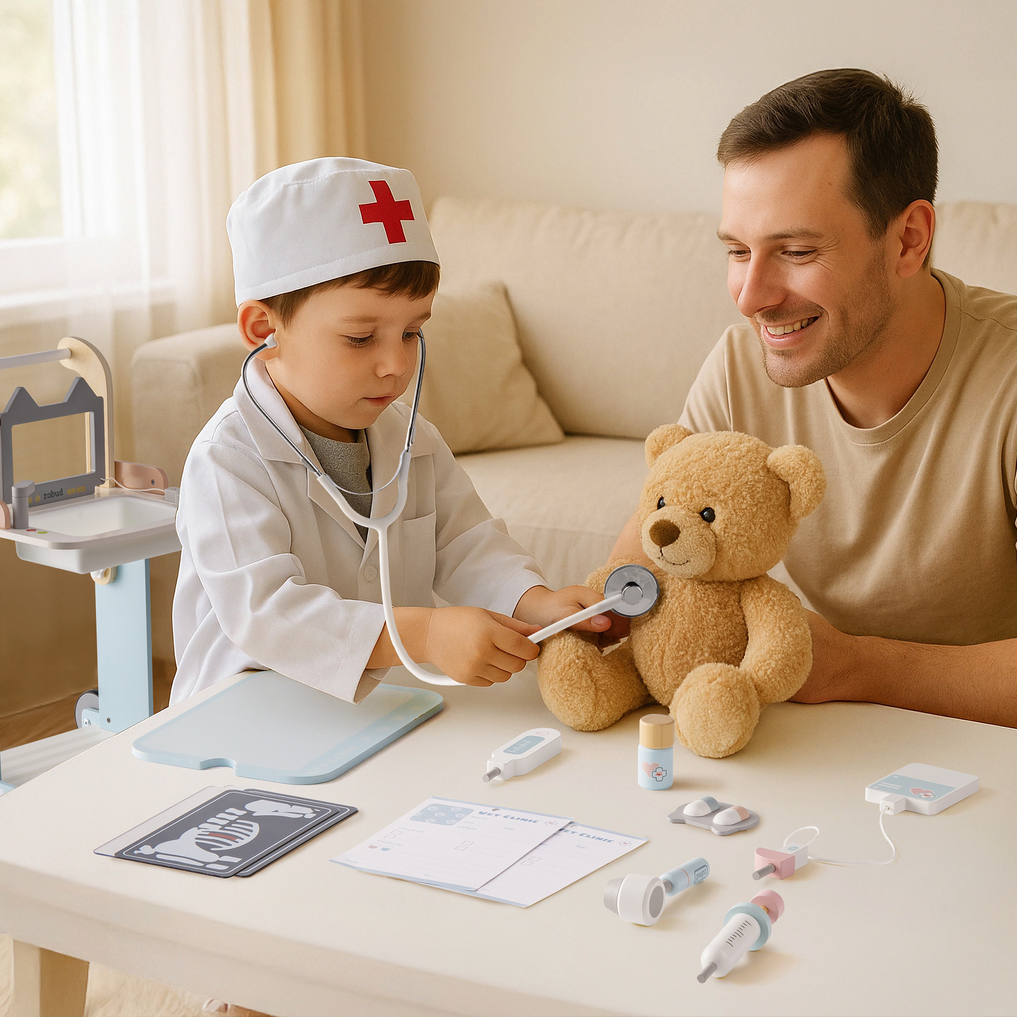 ROBUD Kids Vet Clinic Playset