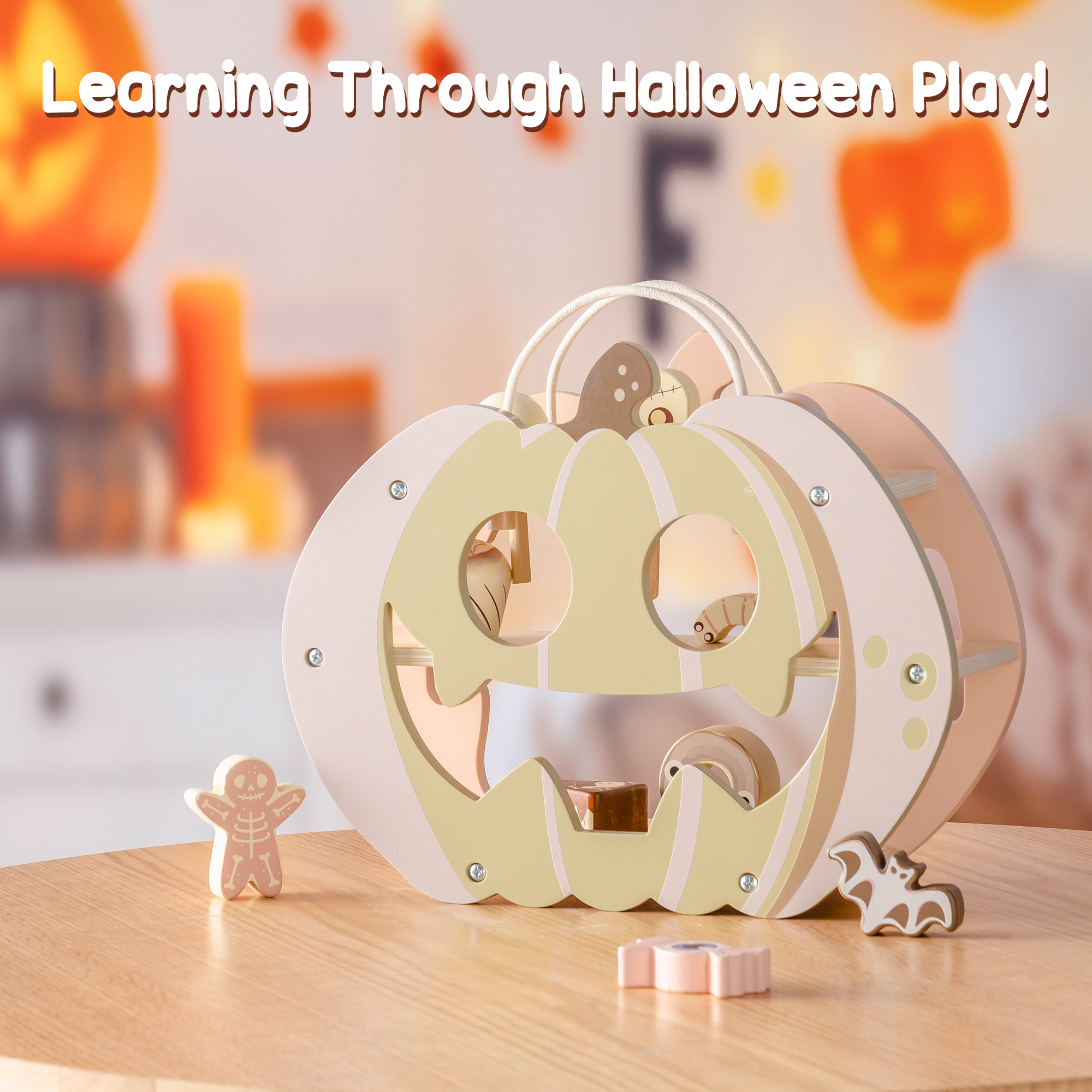 ROBUD Halloween Candy House Play Food Set for Kids