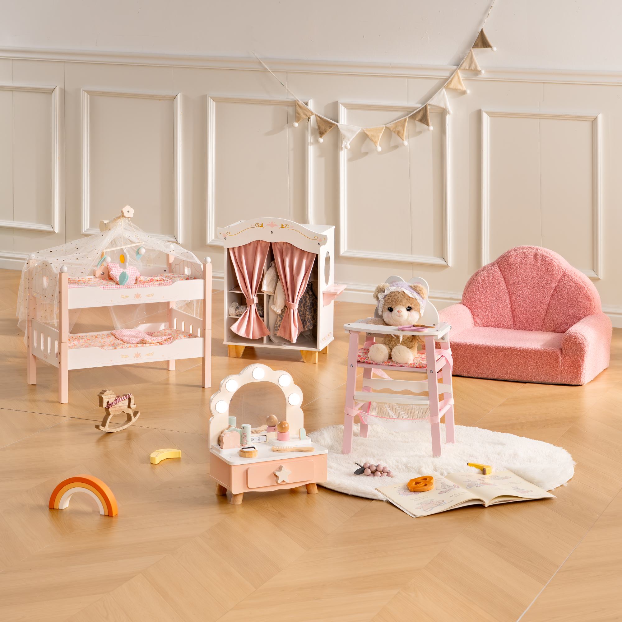 ROBUD Homey Stories Series - Wooden Princess Toys
