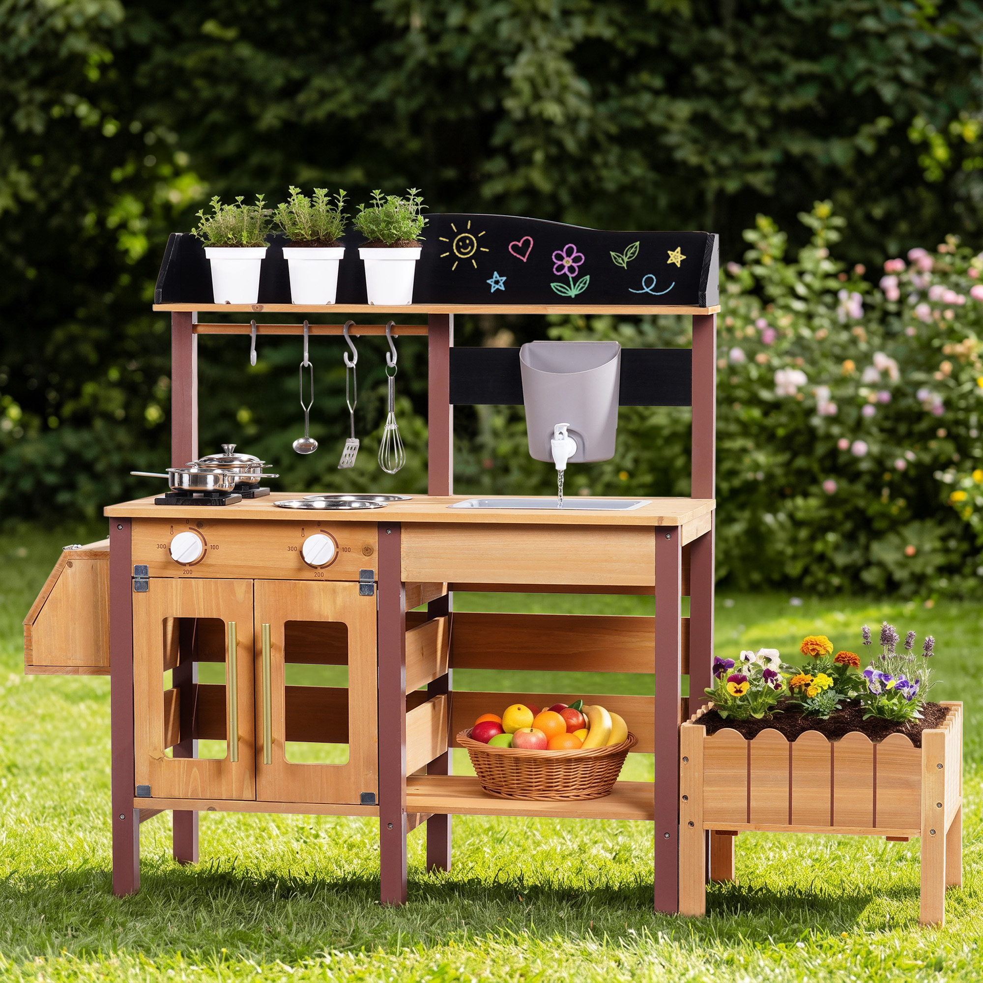 ROBUD Mud Kitchen for Kids Outdoor