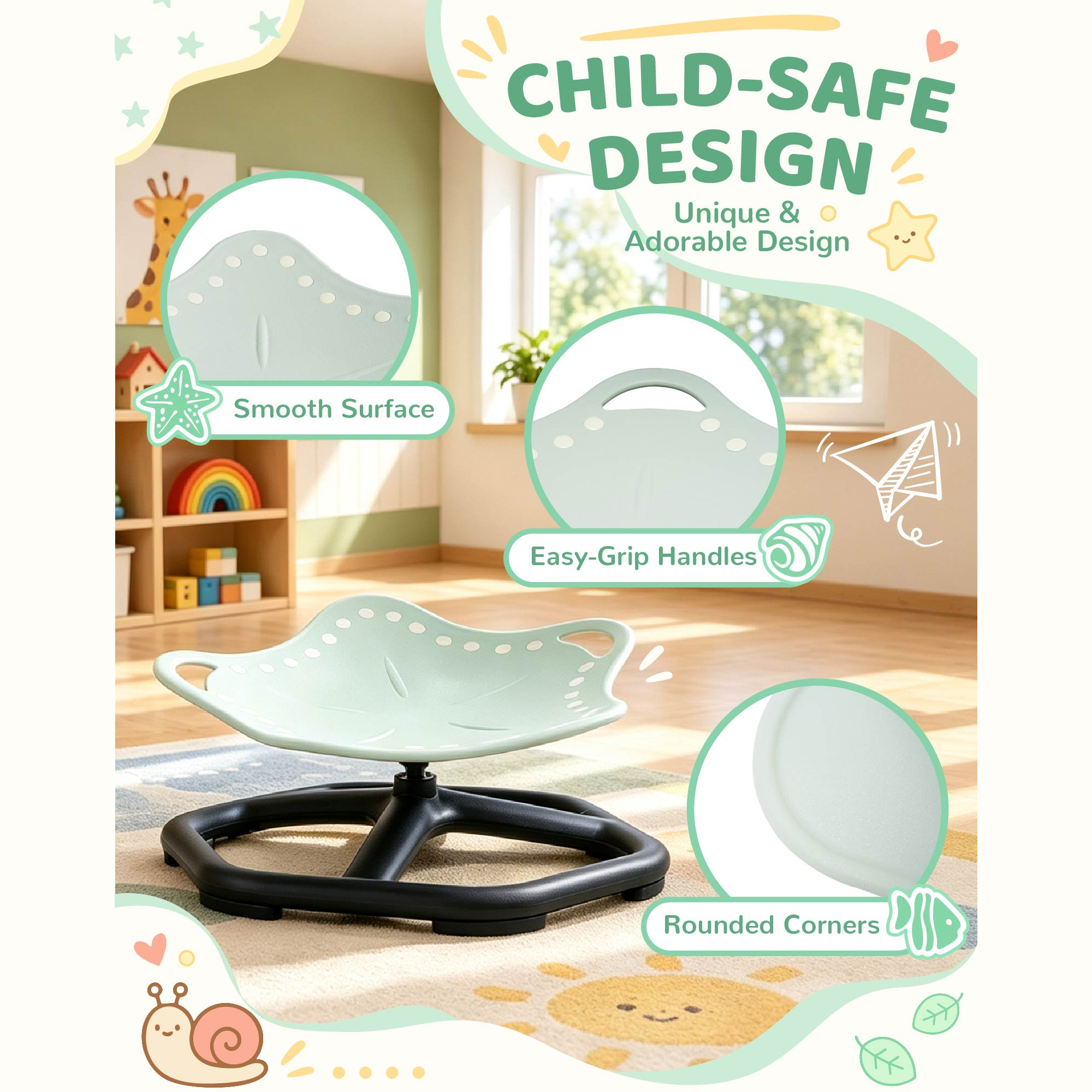 Robud Kids Spinning Balance Seat
