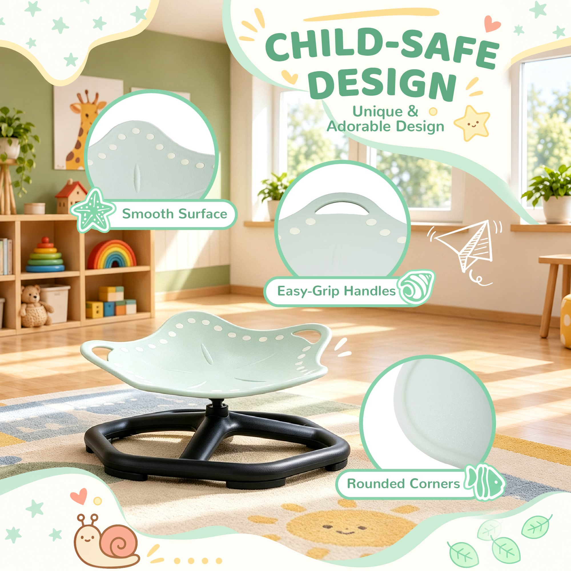Robud Kids Spinning Balance Seat