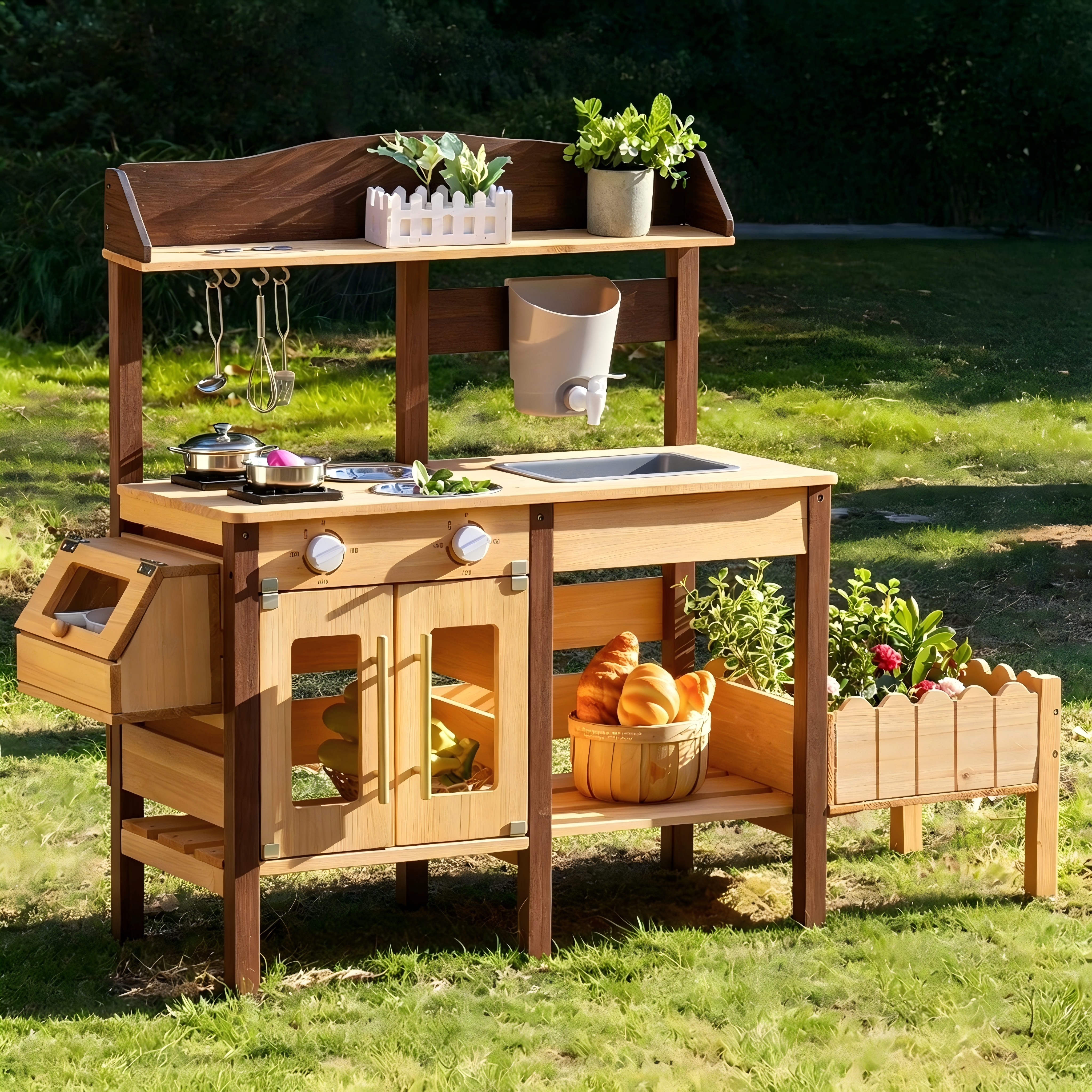 ROBUD Mud Kitchen for Kids Outdoor