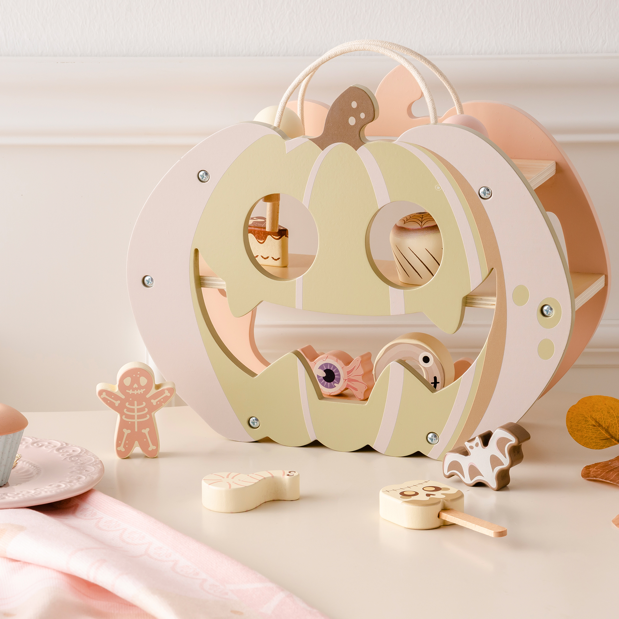 ROBUD Halloween Candy House Play Food Set for Kids