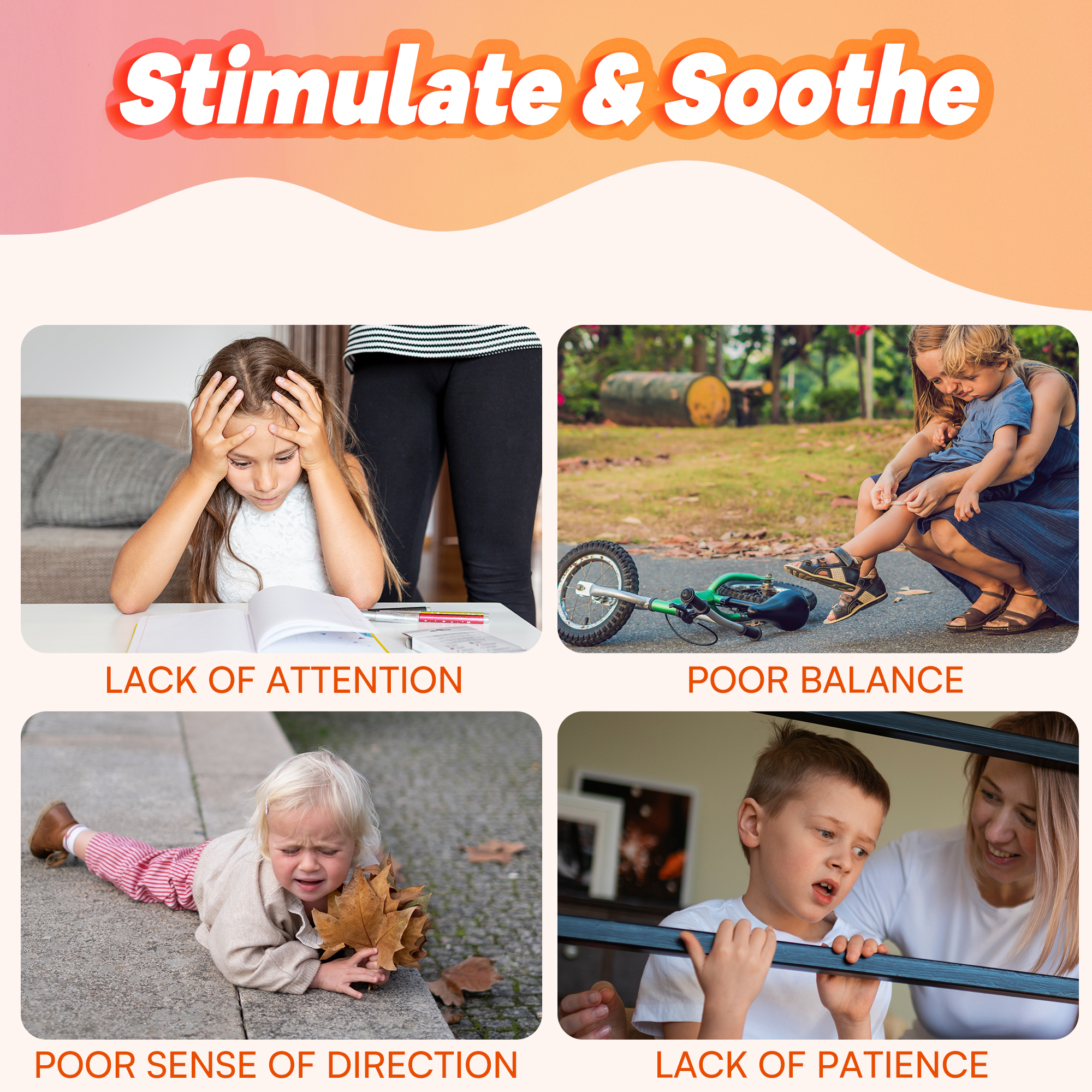 ROBUD Kids Sensory Swivel Chair