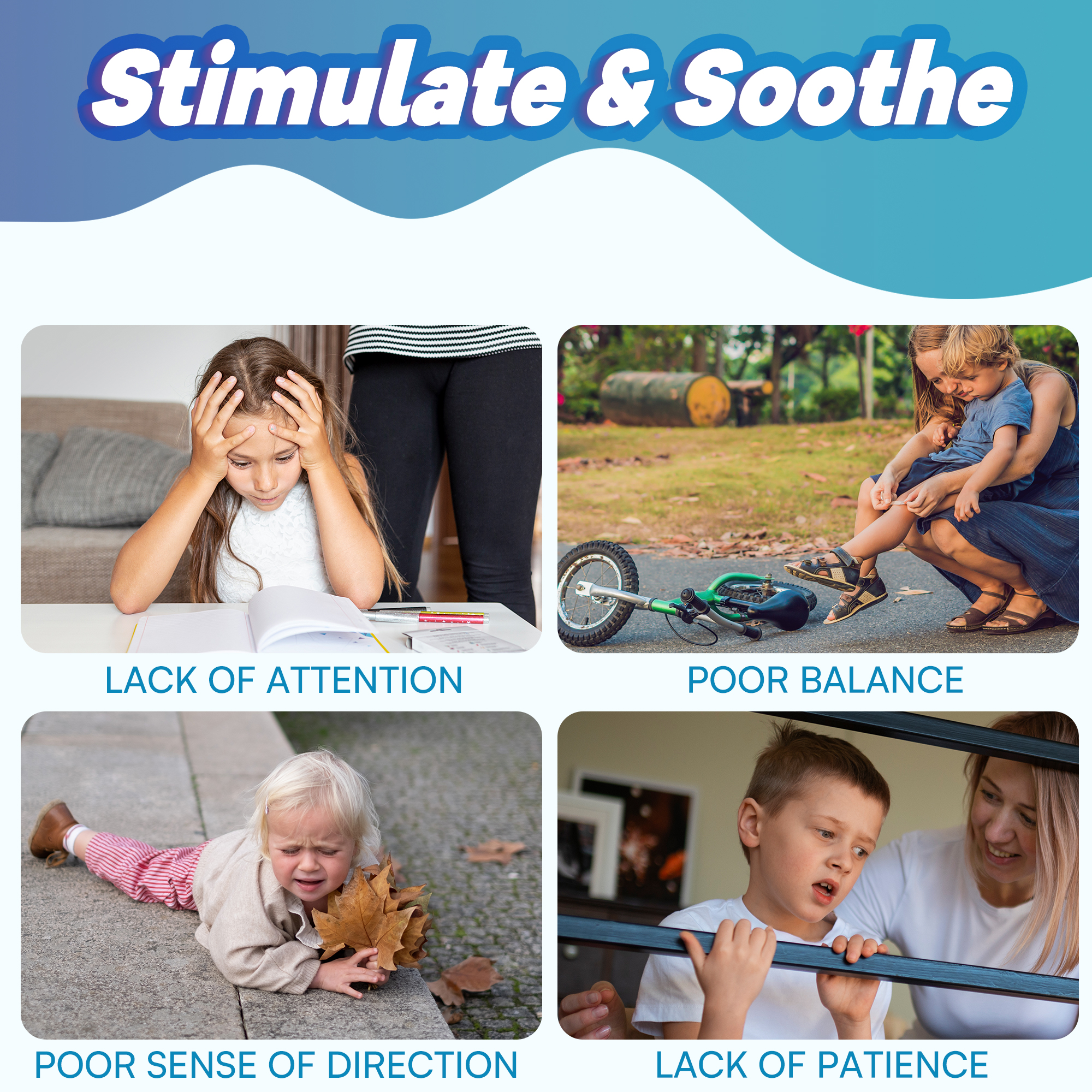 ROBUD Kids Sensory Swivel Chair