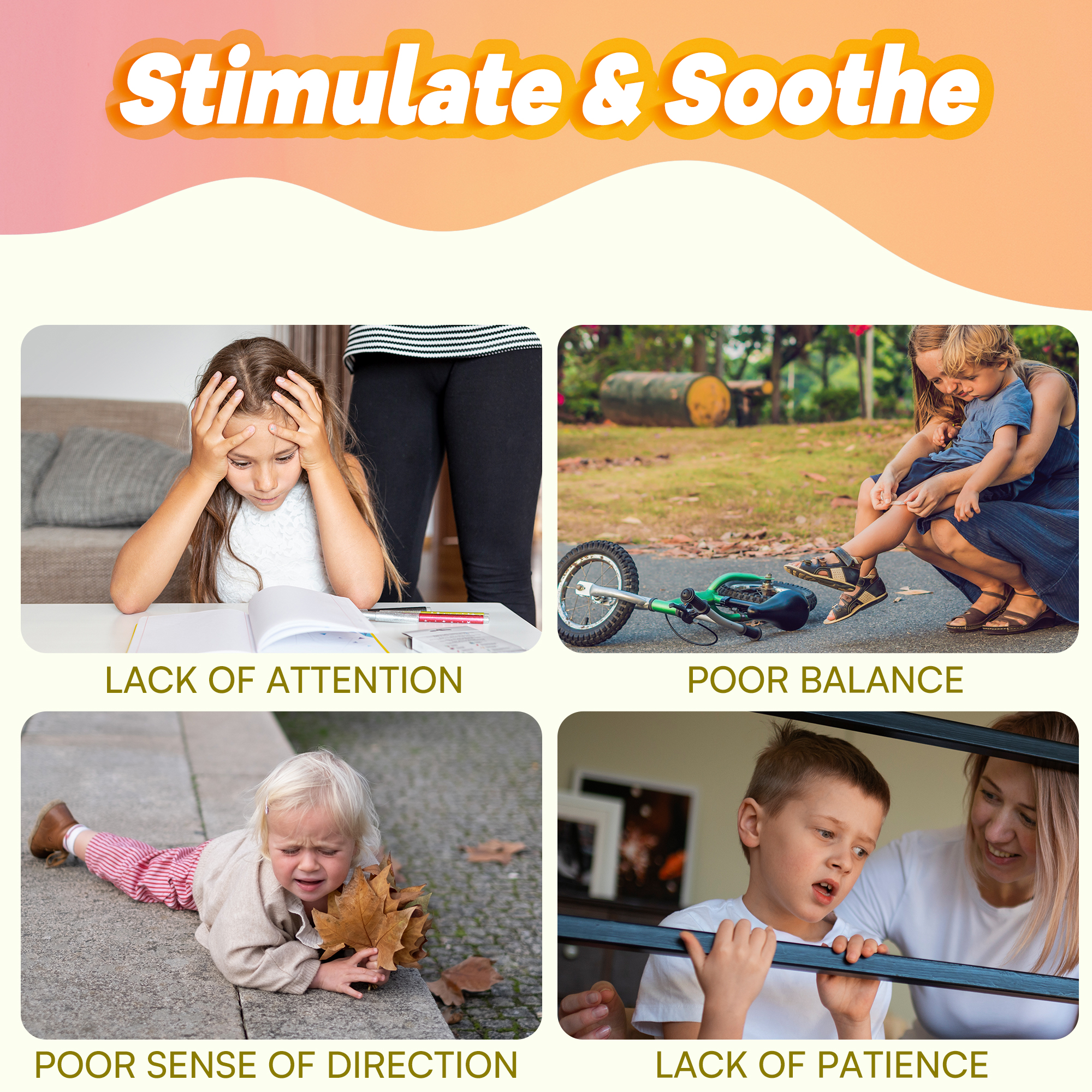 ROBUD Kids Sensory Swivel Chair