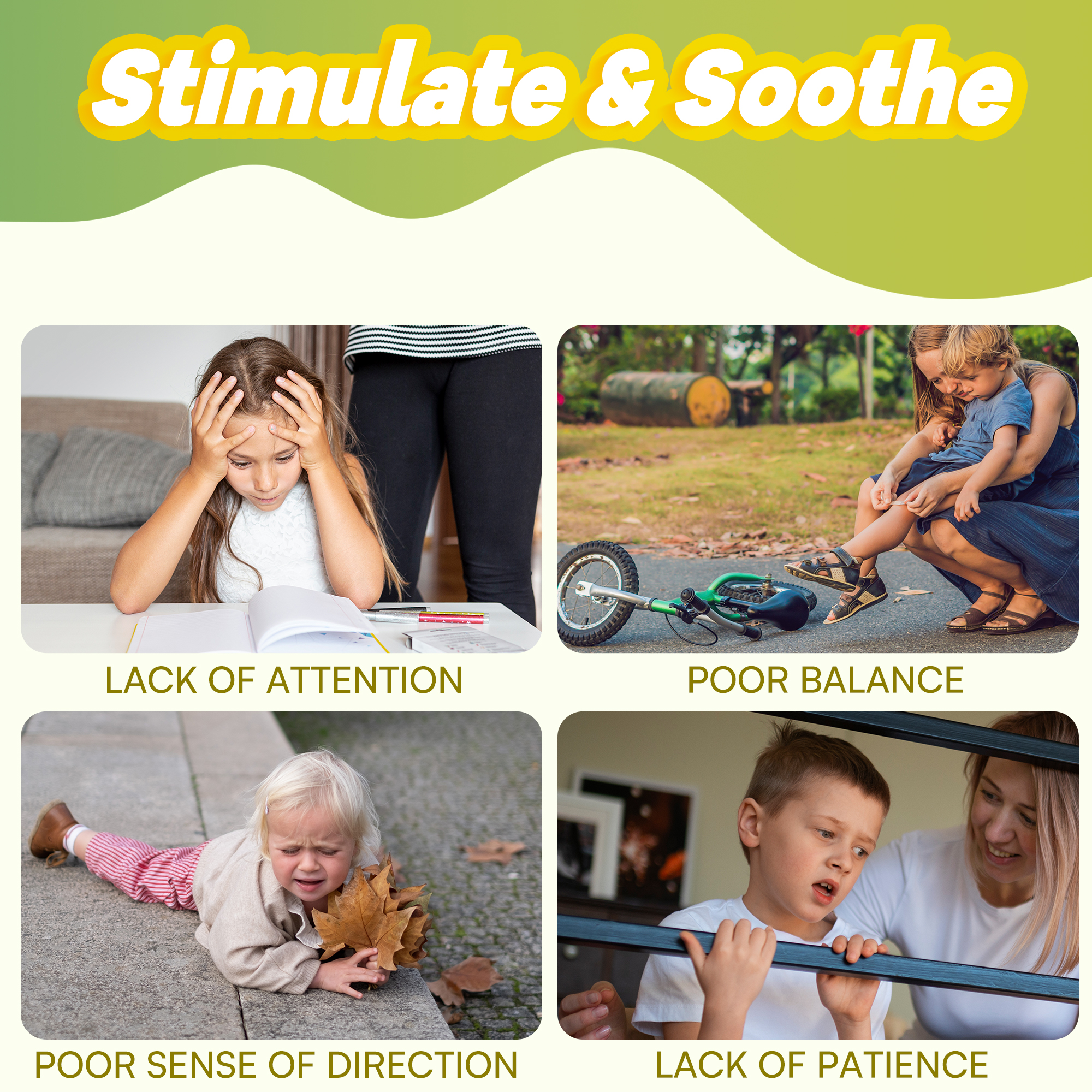 ROBUD Kids Sensory Swivel Chair