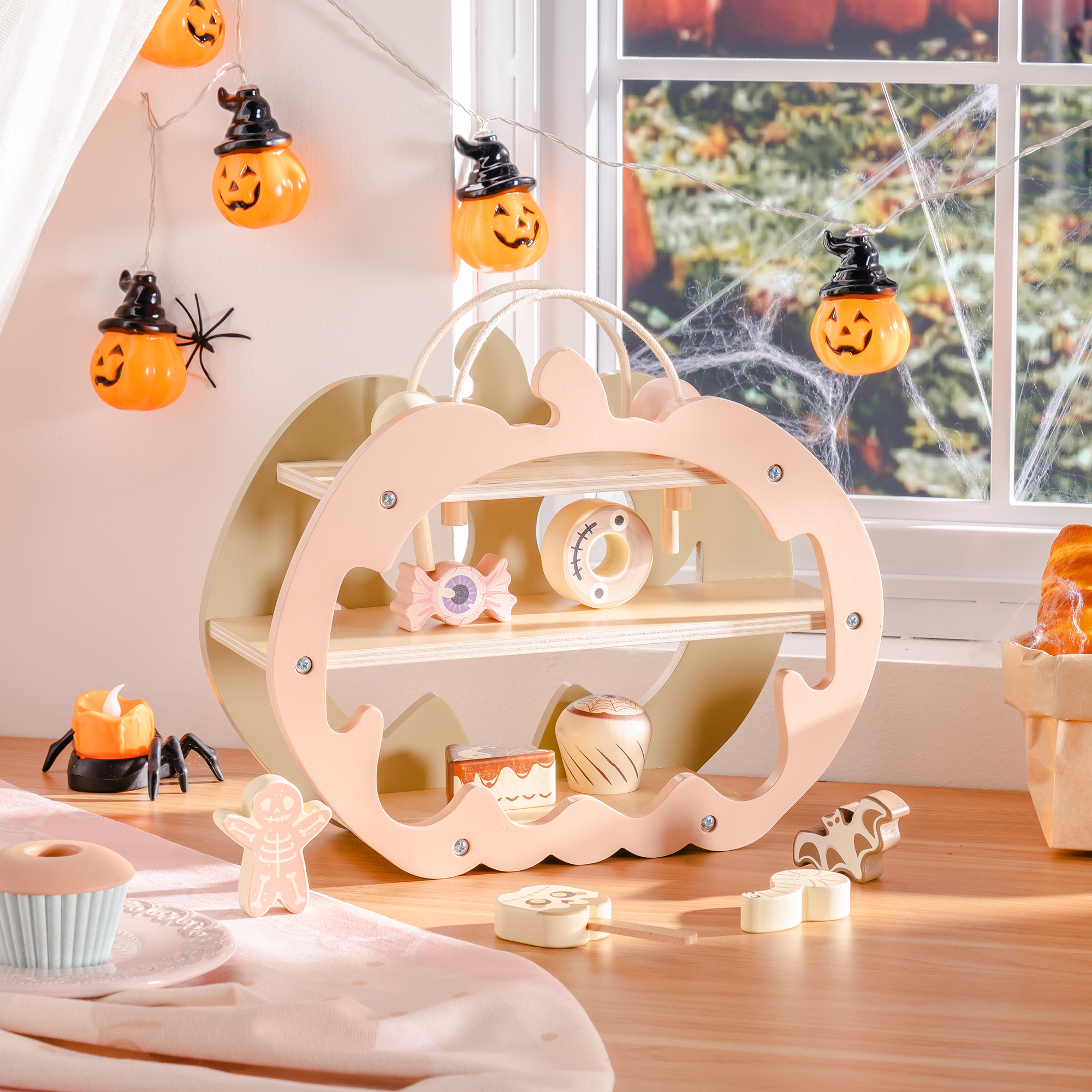 ROBUD Halloween Candy House Play Food Set for Kids