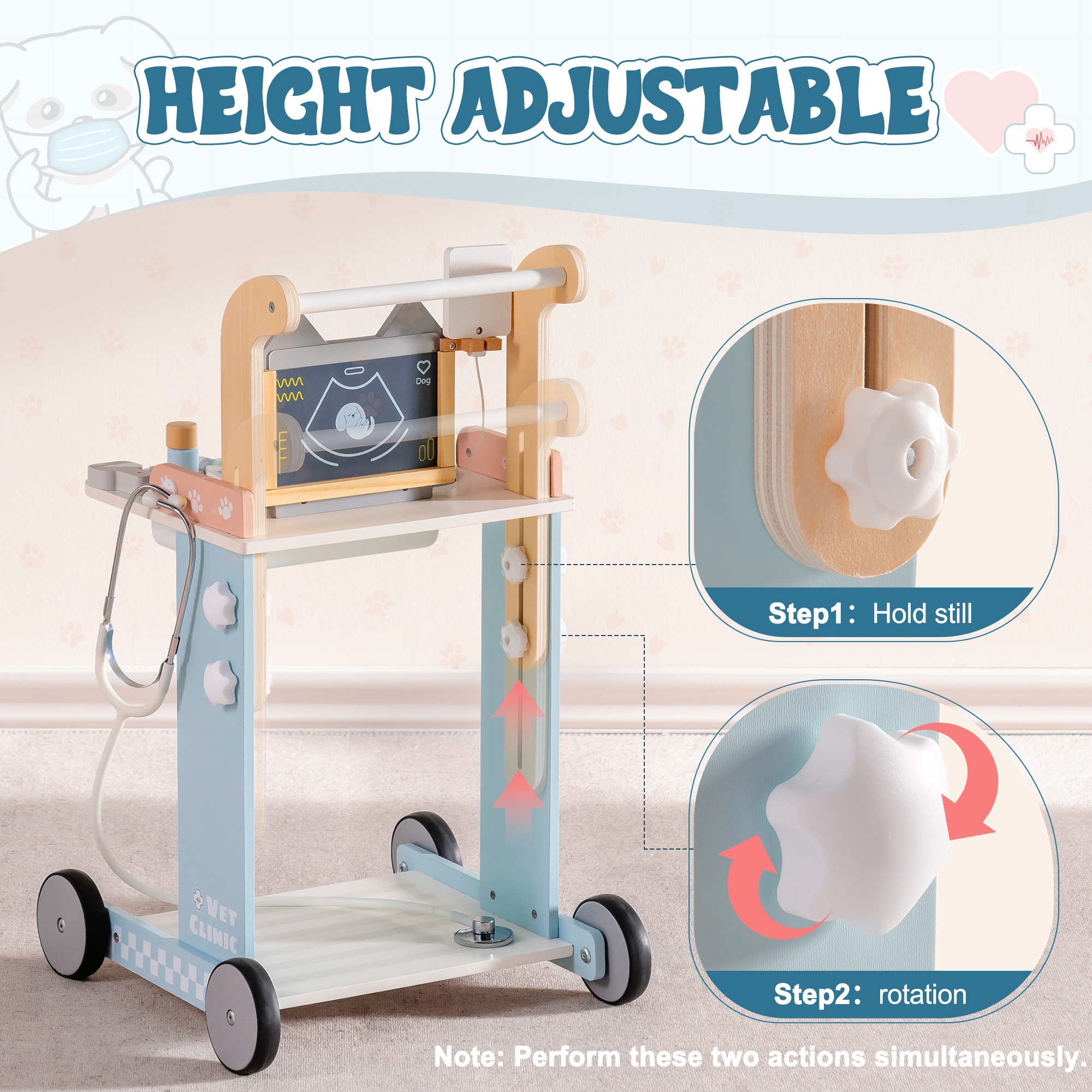 ROBUD Kids Vet Clinic Playset