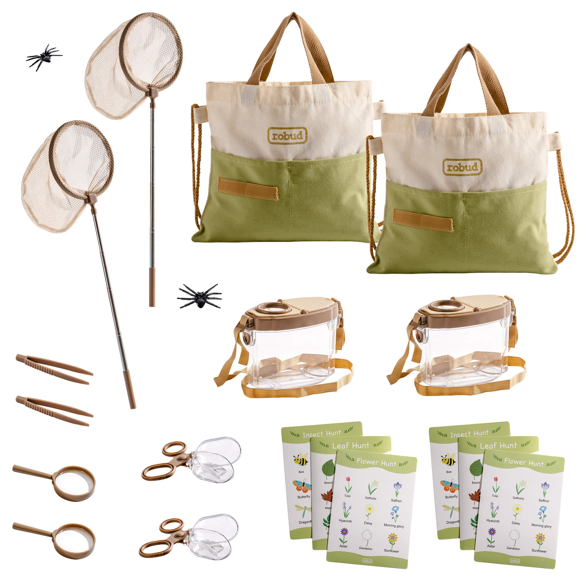 ROBUD Outdoor Dual Kids Explorer Kit Green