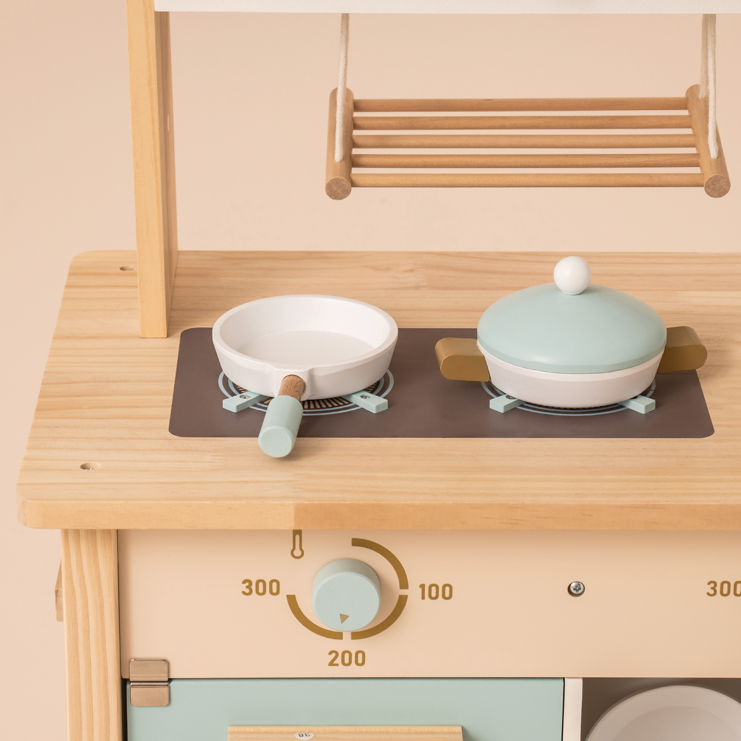 Mini wooden cheap kitchen toy