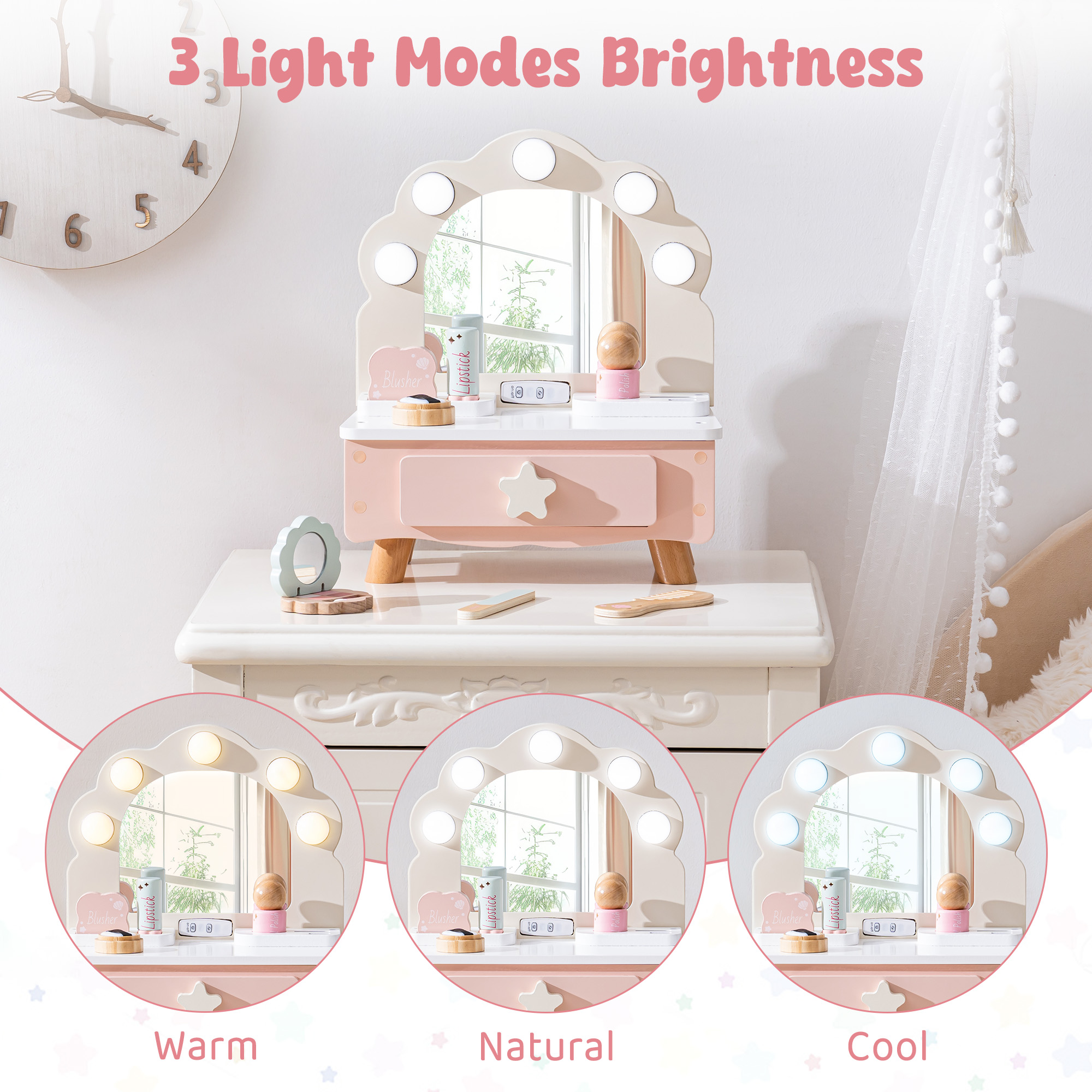 ROBUD Wooden Princess Toy House Series