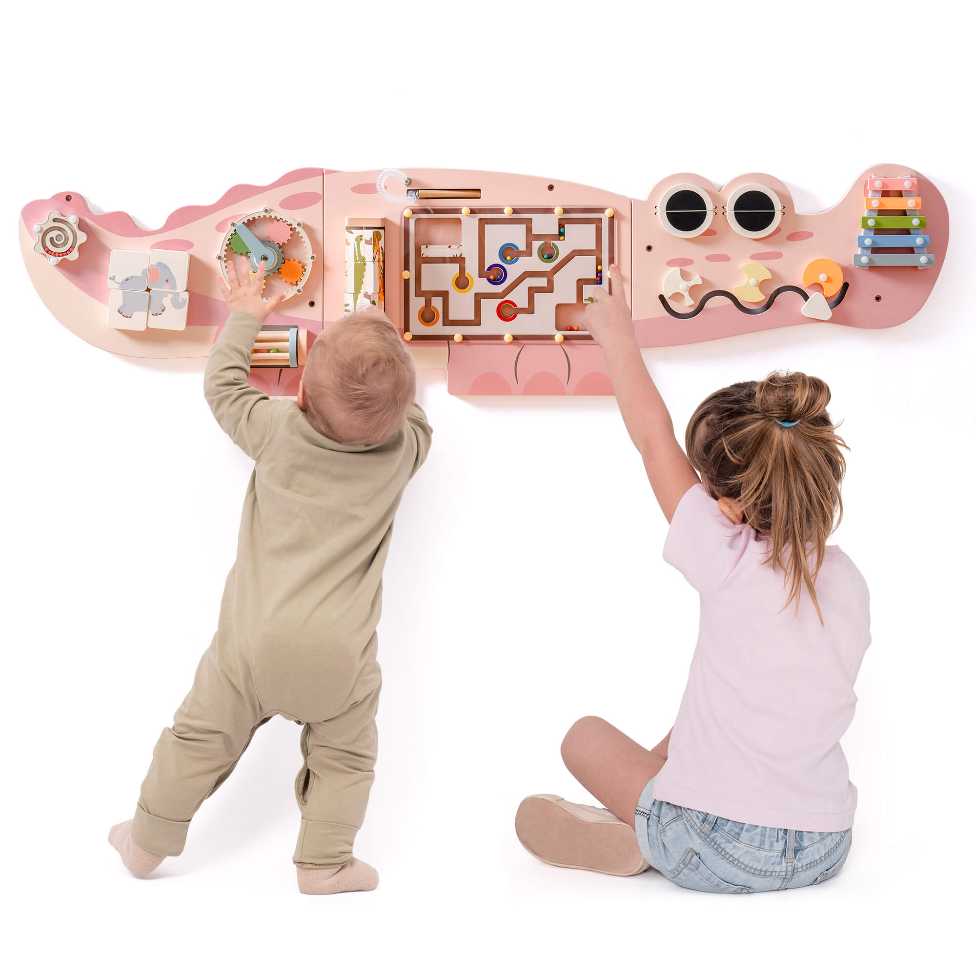 ROBUD Wooden Wall-Mounted Busy Board