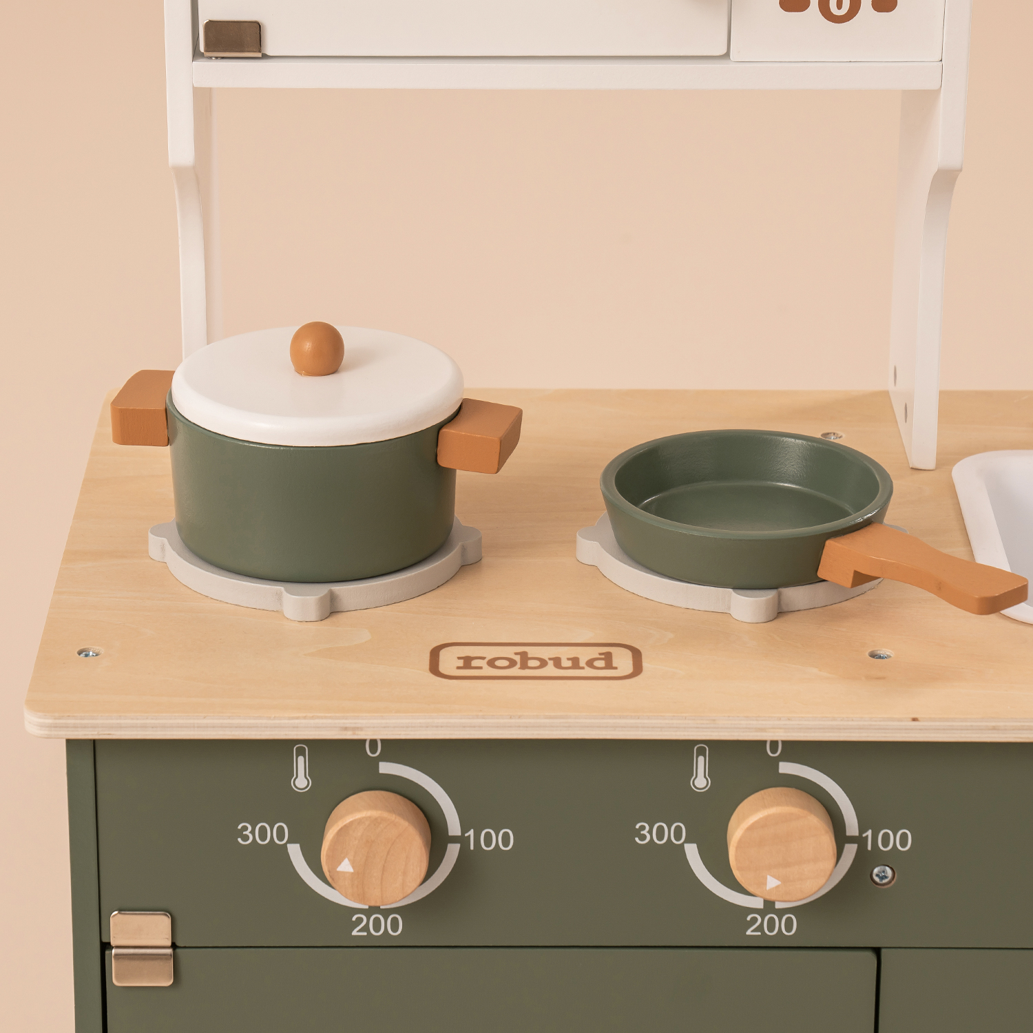 Vintage wooden play sales kitchen