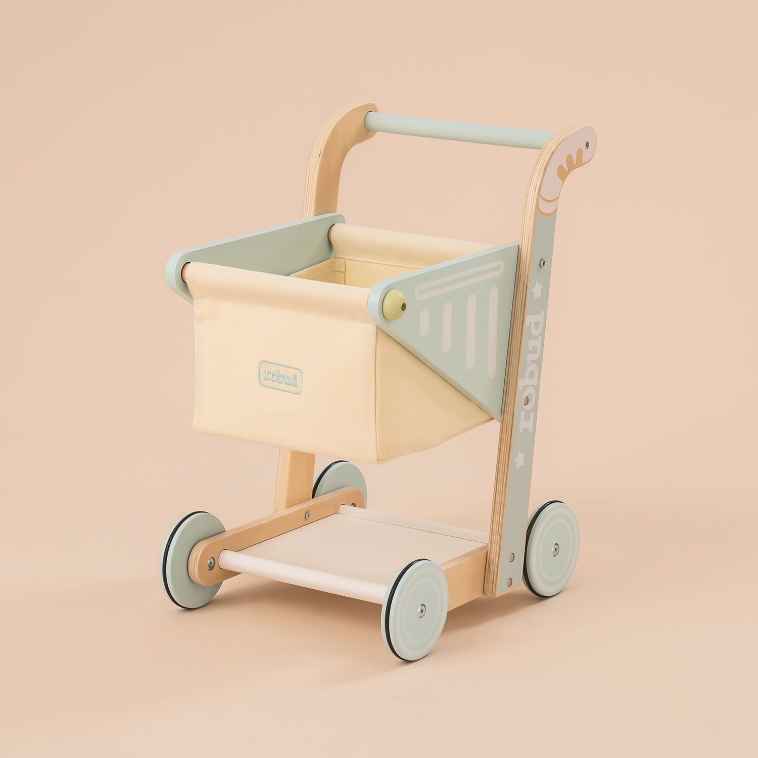 ROBUD Wooden Baby Push Walker Toy WRP02