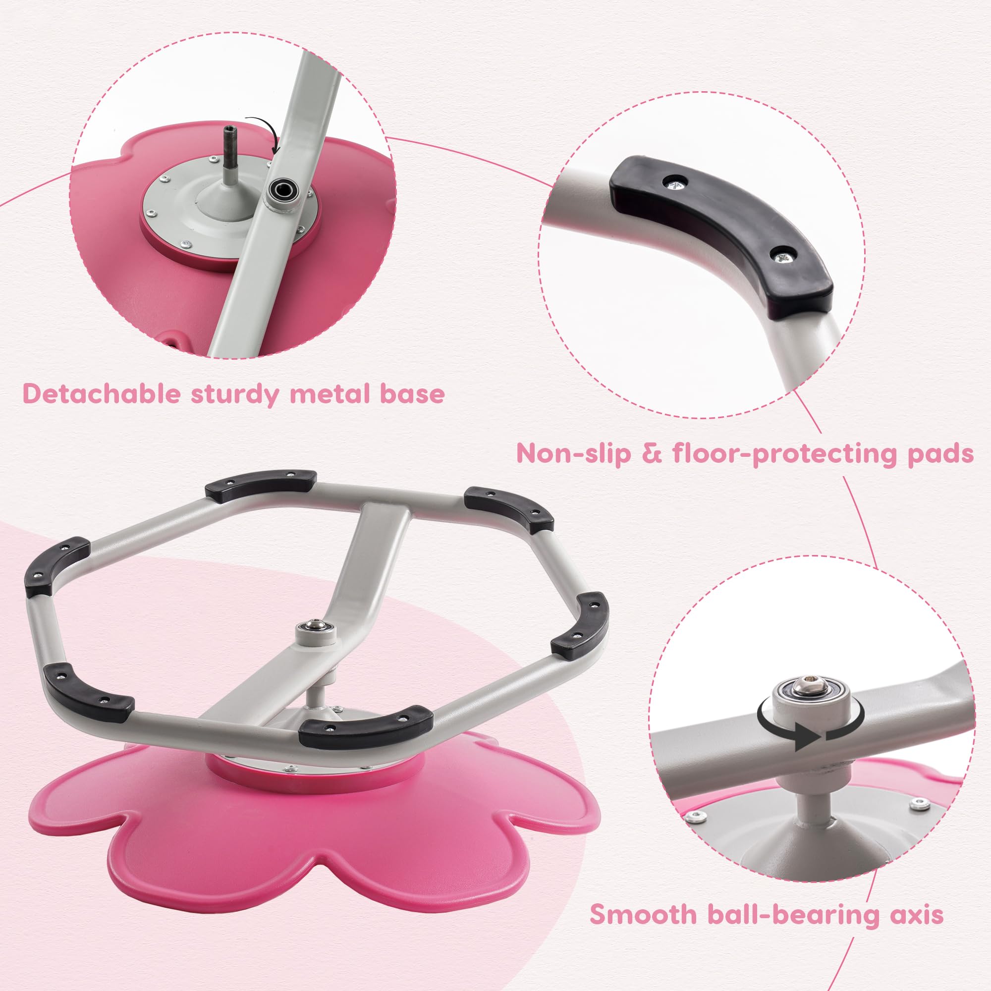 ROBUD Flower Swivel Chair