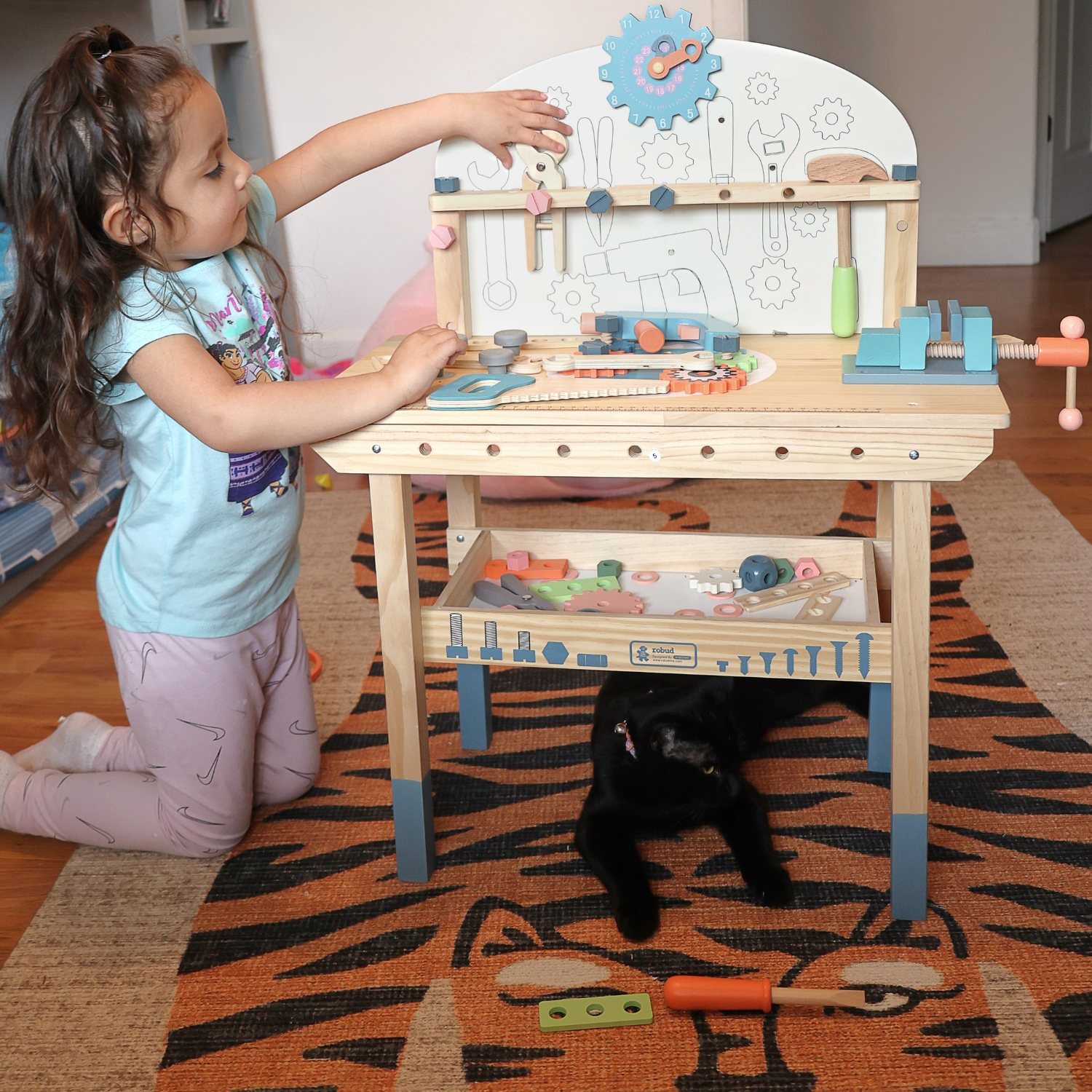 Toy tool bench for 2025 toddlers