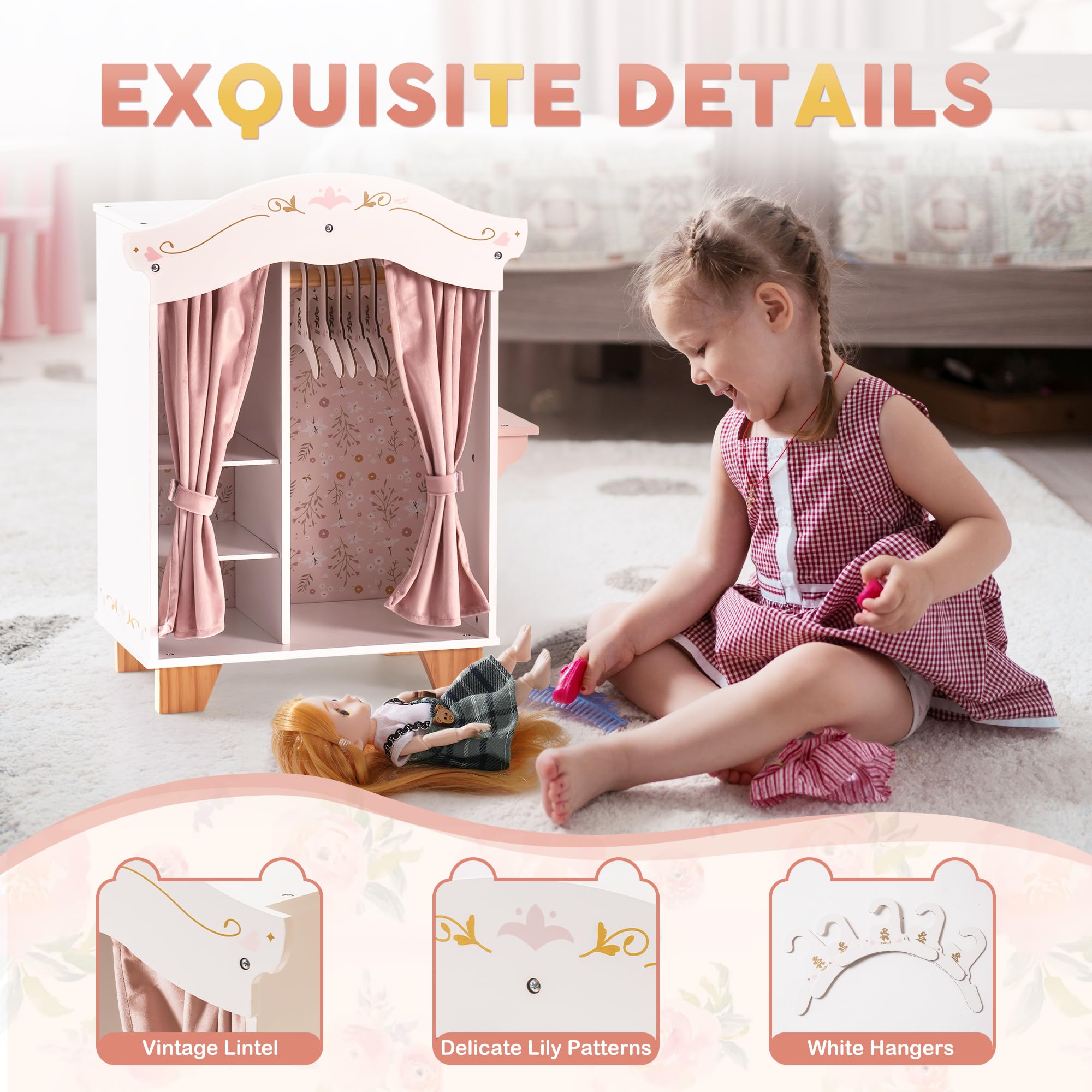 ROBUD Wooden Princess Toy House Series