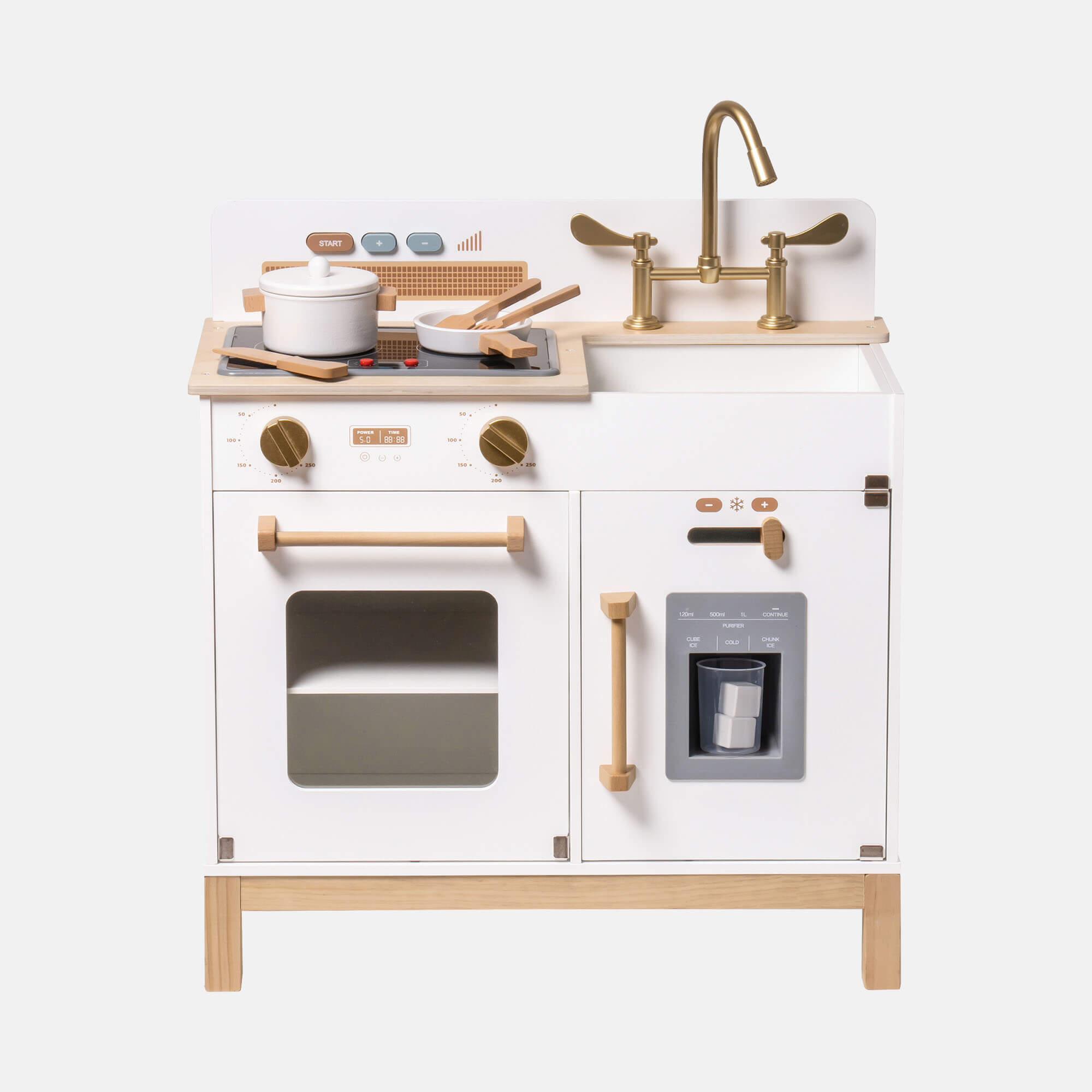 ROBUD Wooden Kids Play Kitchen - Montessori