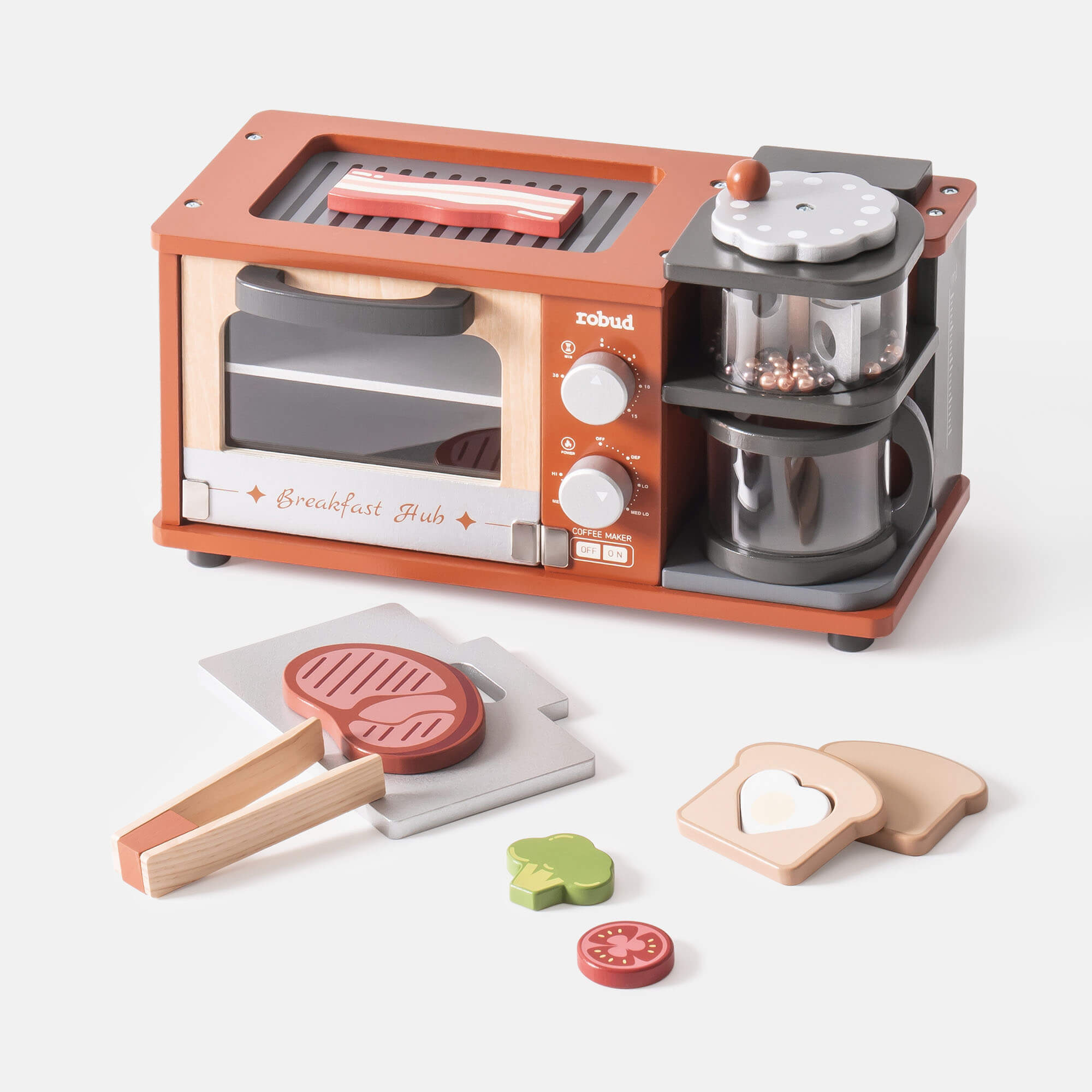ROBUD Breakfast Machine Kitchen Toy - Caramel