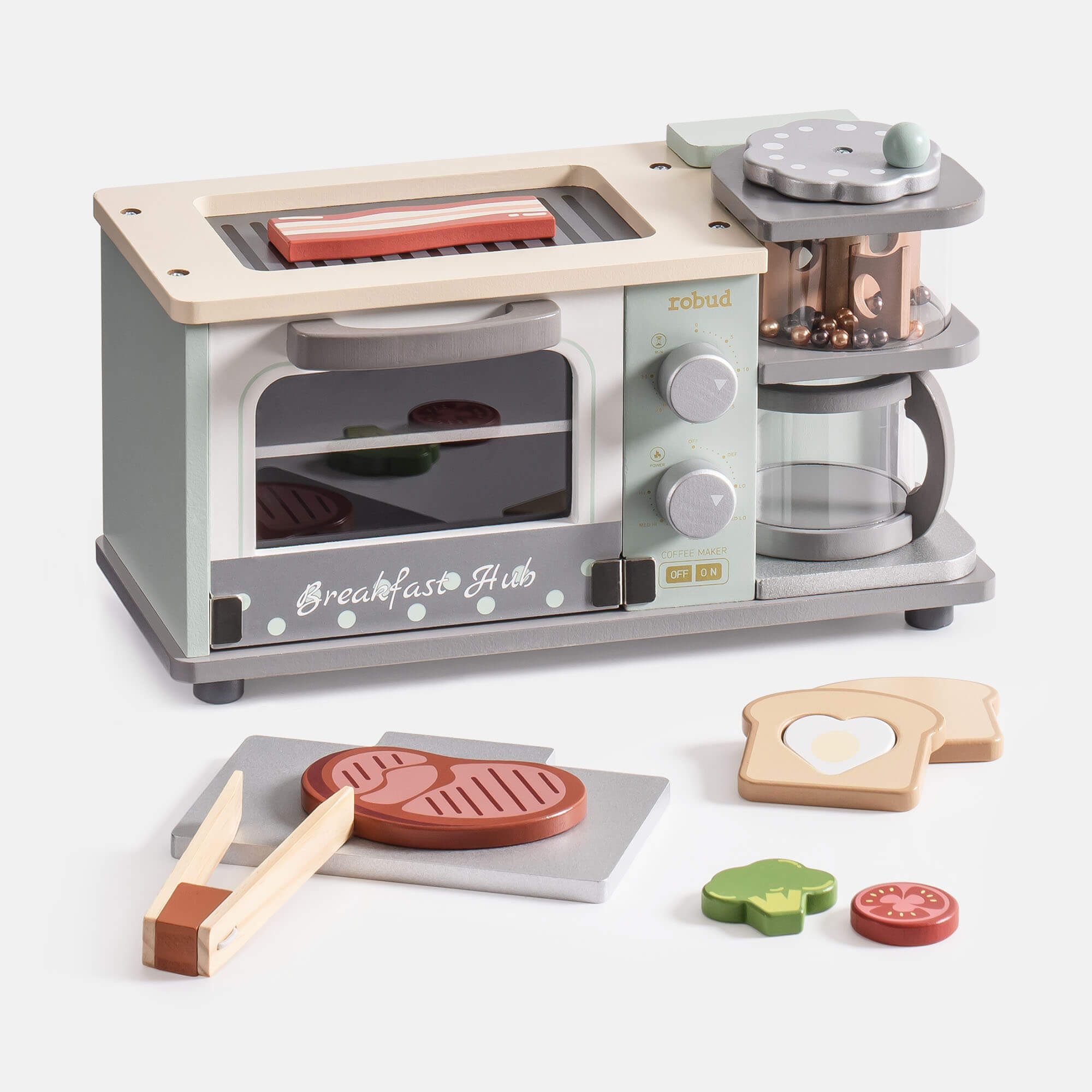 ROBUD Wooden Breakfast Set - Mint Green