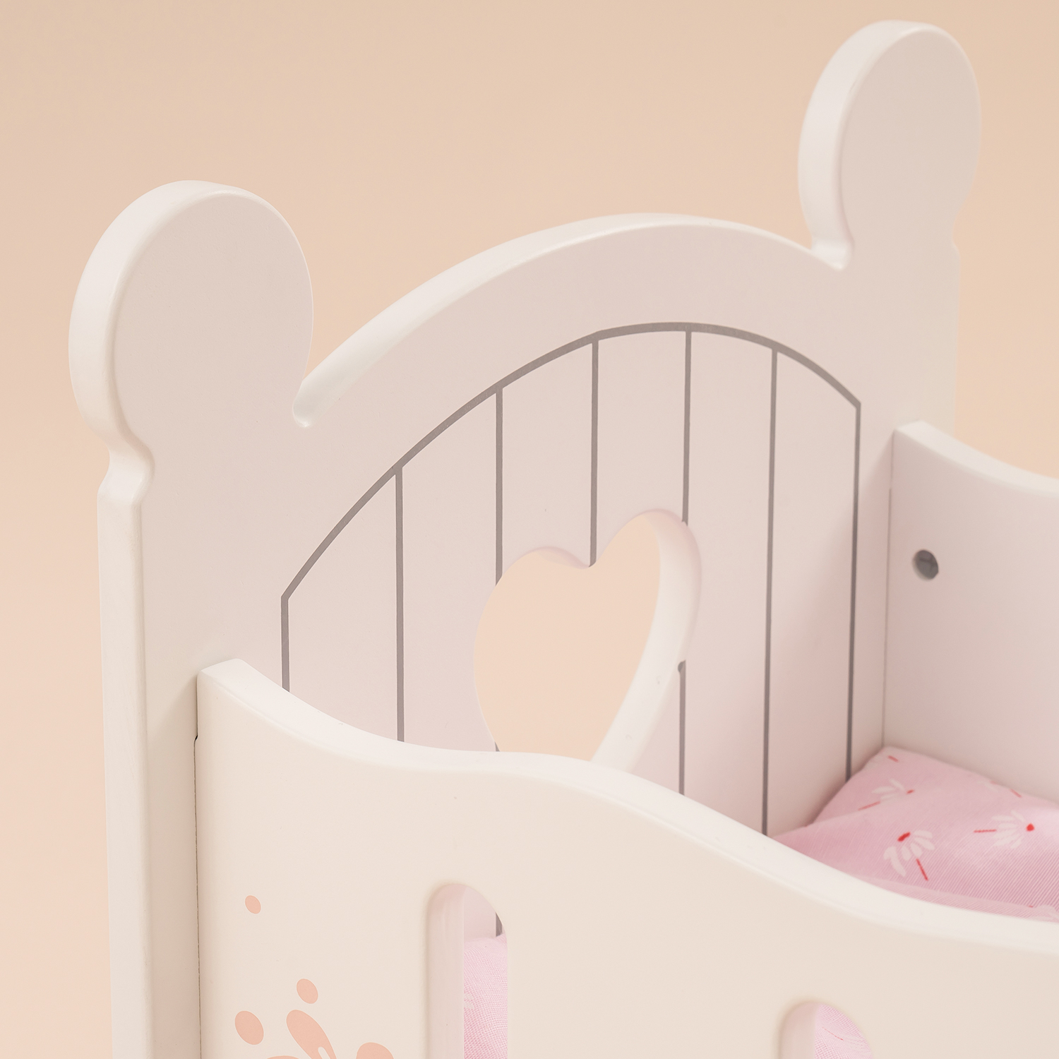 Wooden dolls crib sales asda