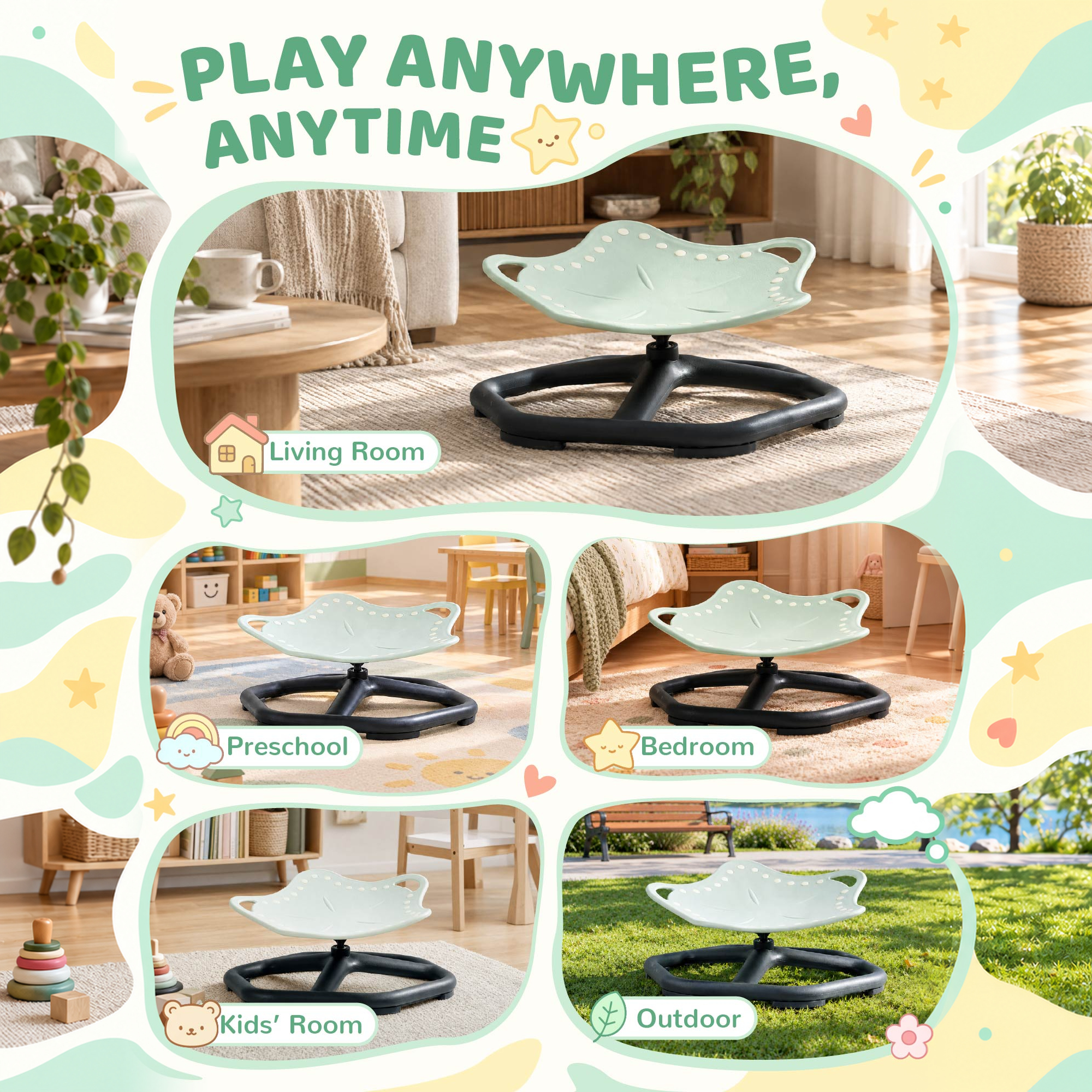 Robud Kids Spinning Balance Seat