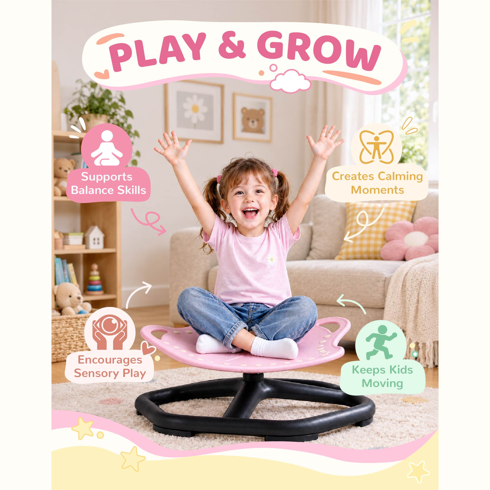 Robud Kids Spinning Balance Seat