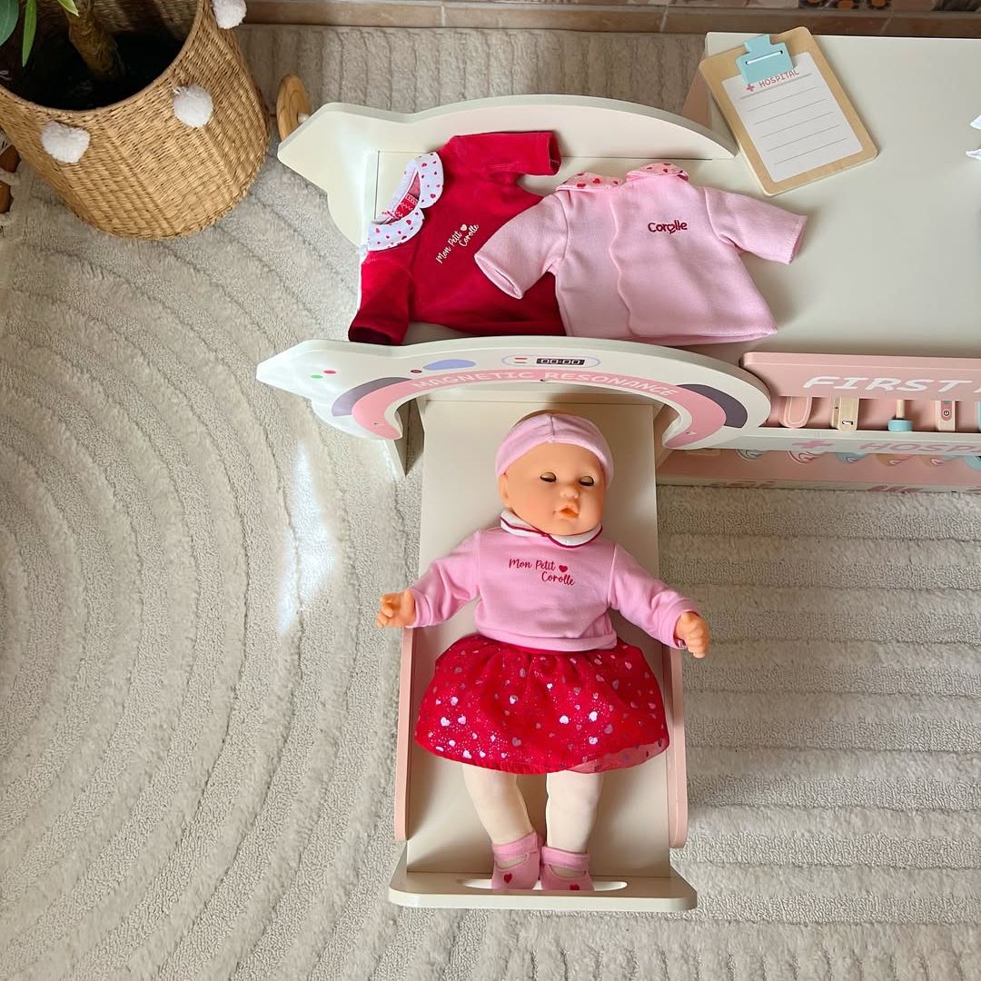 ROBUD Wooden Doctor's Activity Center Toy Set