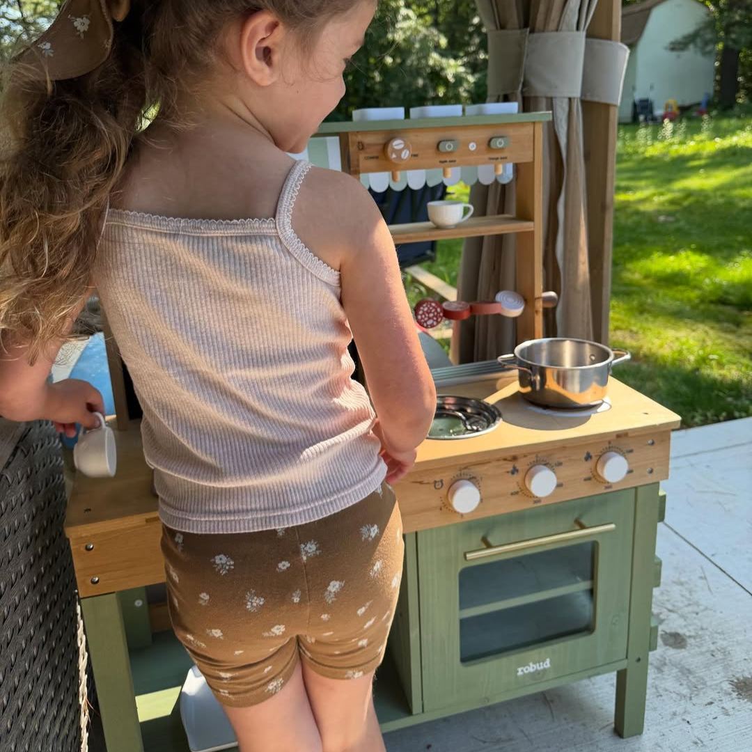 ROBUD Outdoor Mud Play Kitchen Green