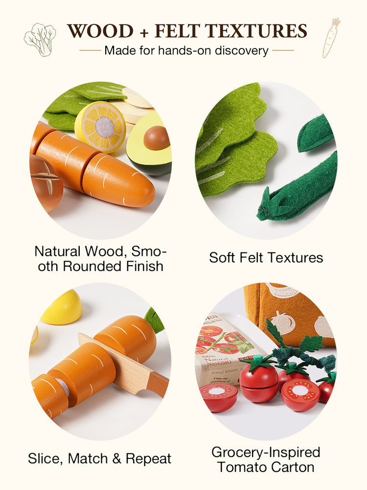 WCF74 wood and felt texture details mobile