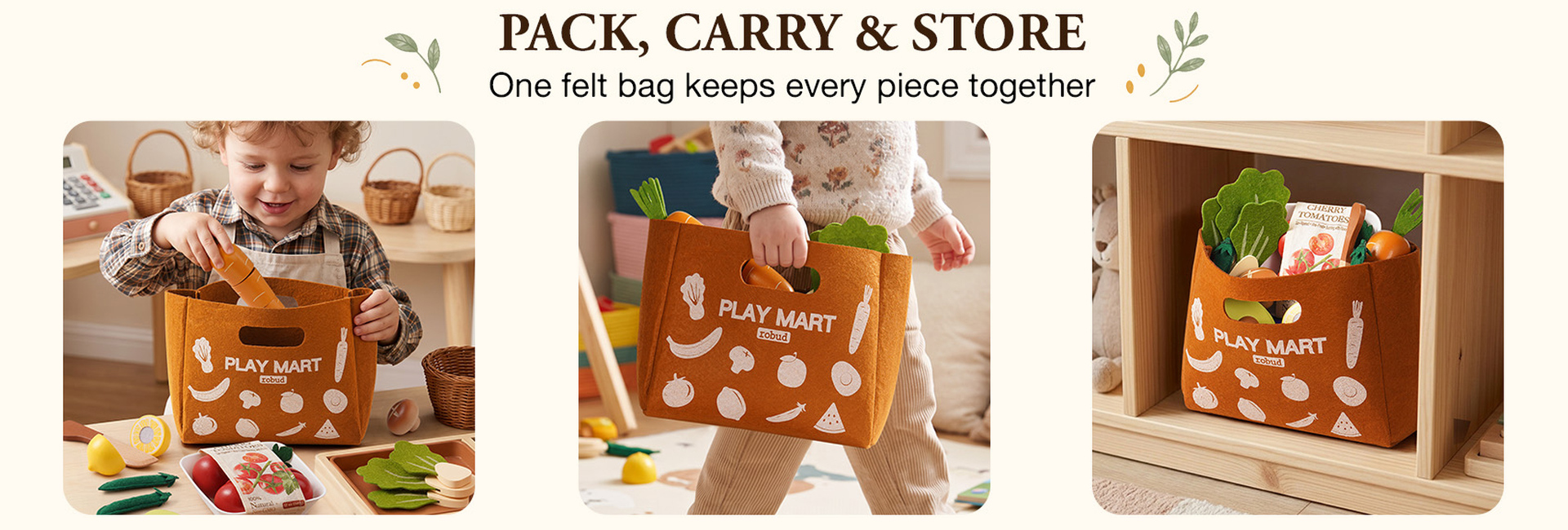 WCF74 pack, carry and store play set desktop