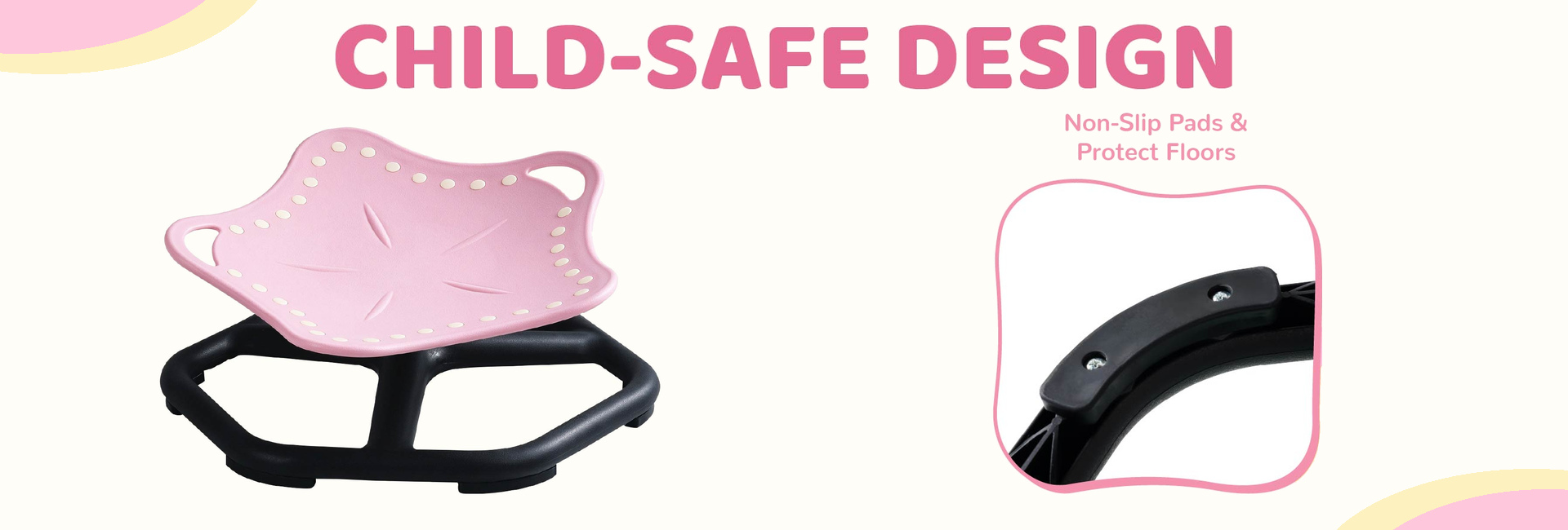 WG432 non-slip floor-protecting pads desktop