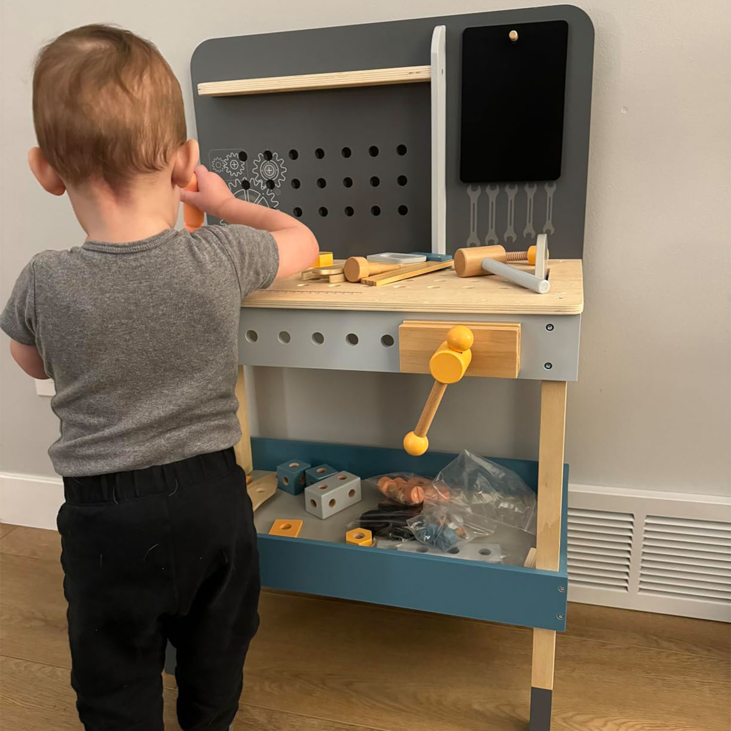 Robud Wooden Tool Workbench for Kids