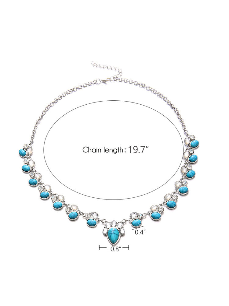 Vintage Finely Engraving Runaven Beads Necklace