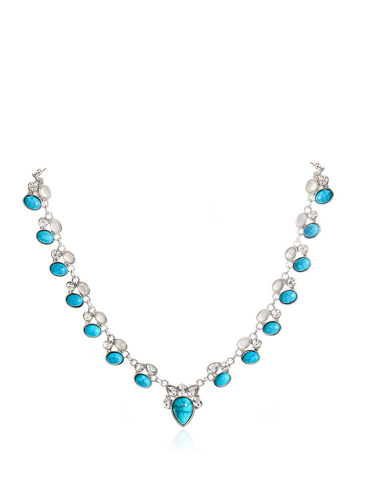 Vintage Finely Engraving Runaven Beads Necklace