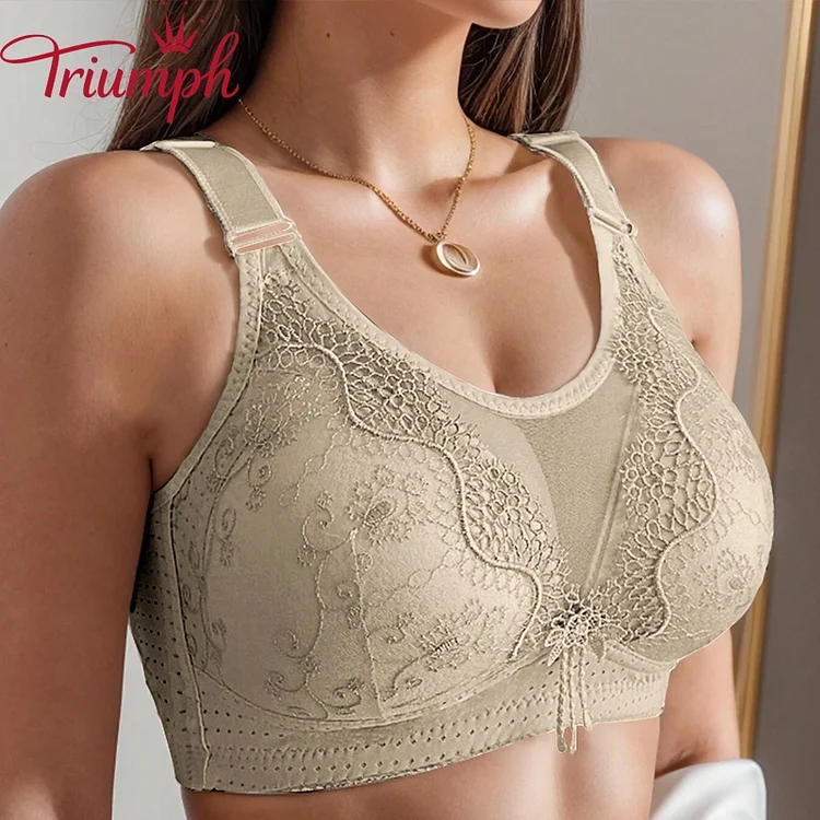 Triumph - Σουτιέν μη ενσύρματο με λεπτό κύπελλο και αντισαθρήσιμο【75A-110E】