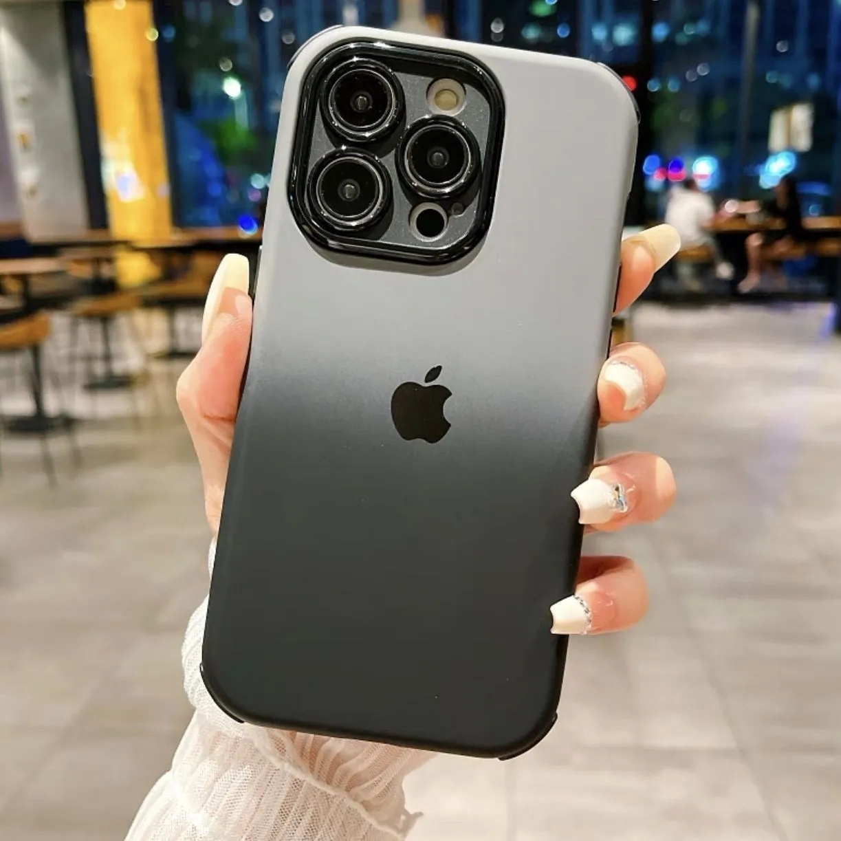 Φιλική προς το δέρμα θήκη τηλεφώνου iPhone με χρώμα ντεγκραντέ – Απαλή αφή, κομψή προστασία